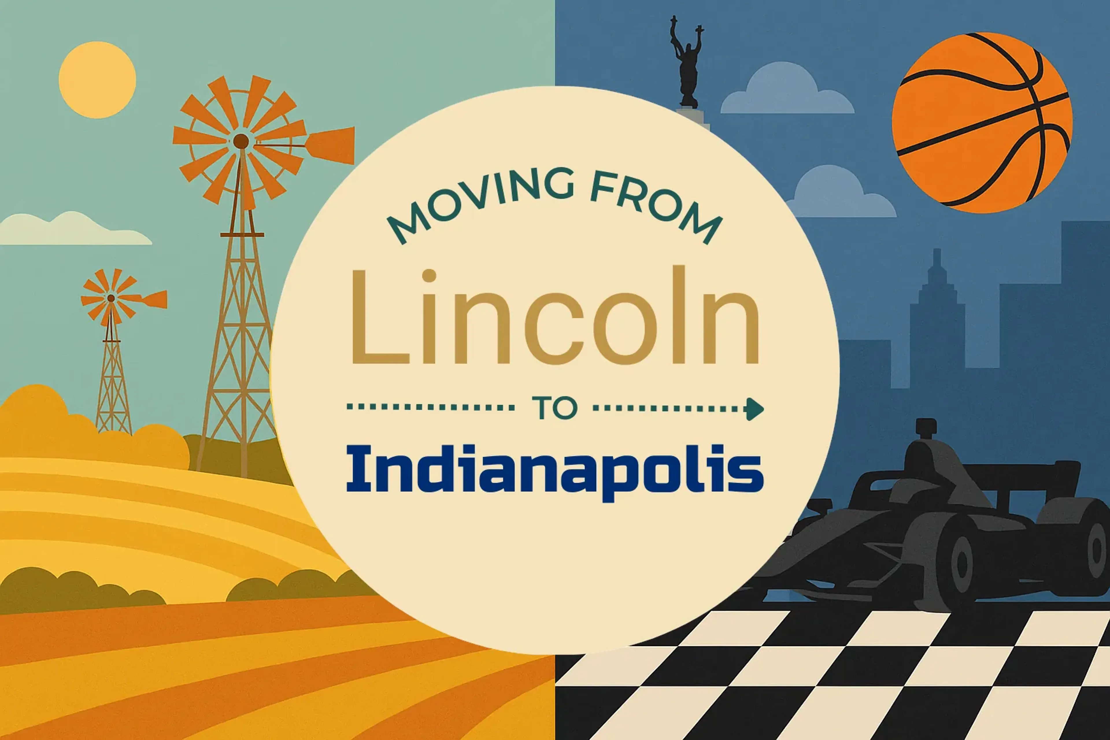 Side-by-side comparison of Lincoln to Indianapolis moving companies
