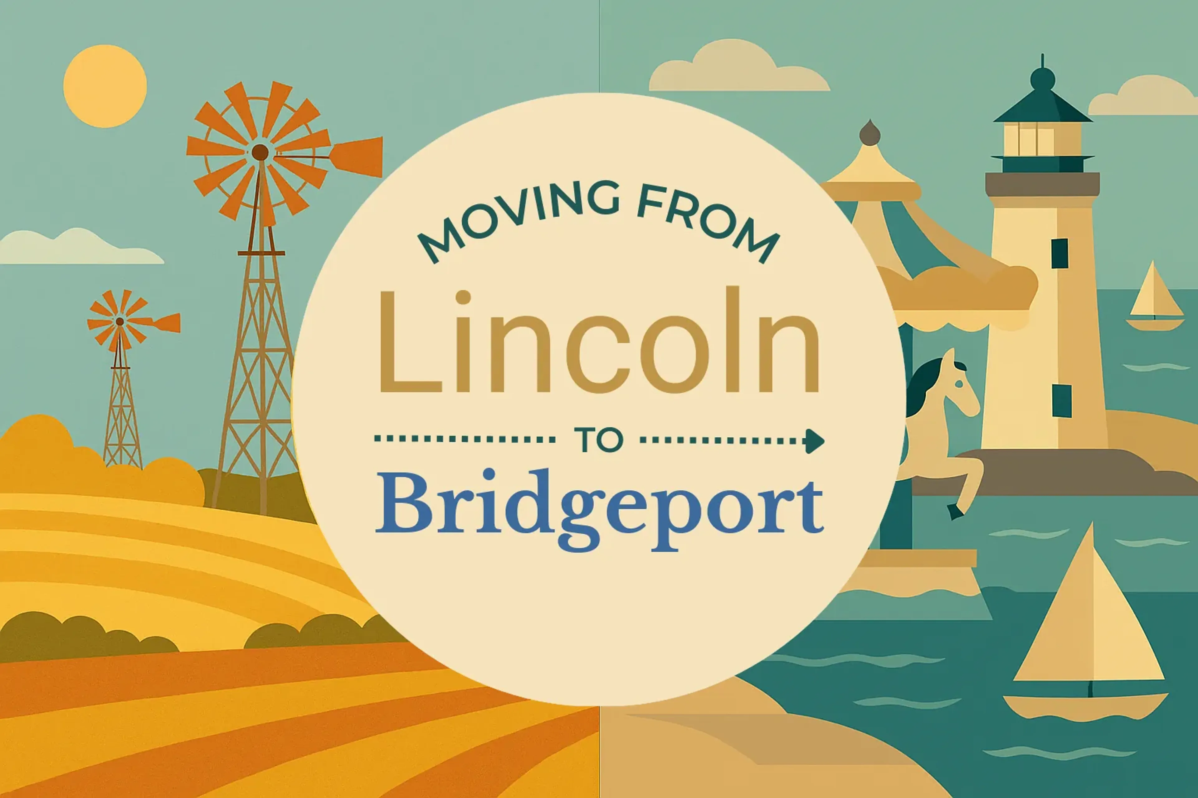 Side-by-side comparison of Lincoln to Bridgeport moving companies