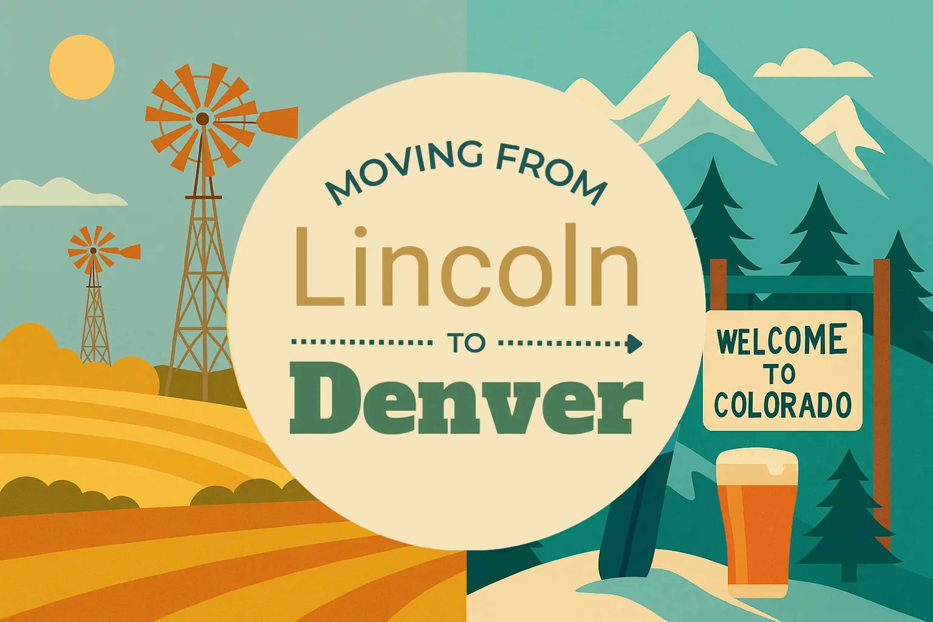 Side-by-side comparison of Lincoln to Denver moving companies