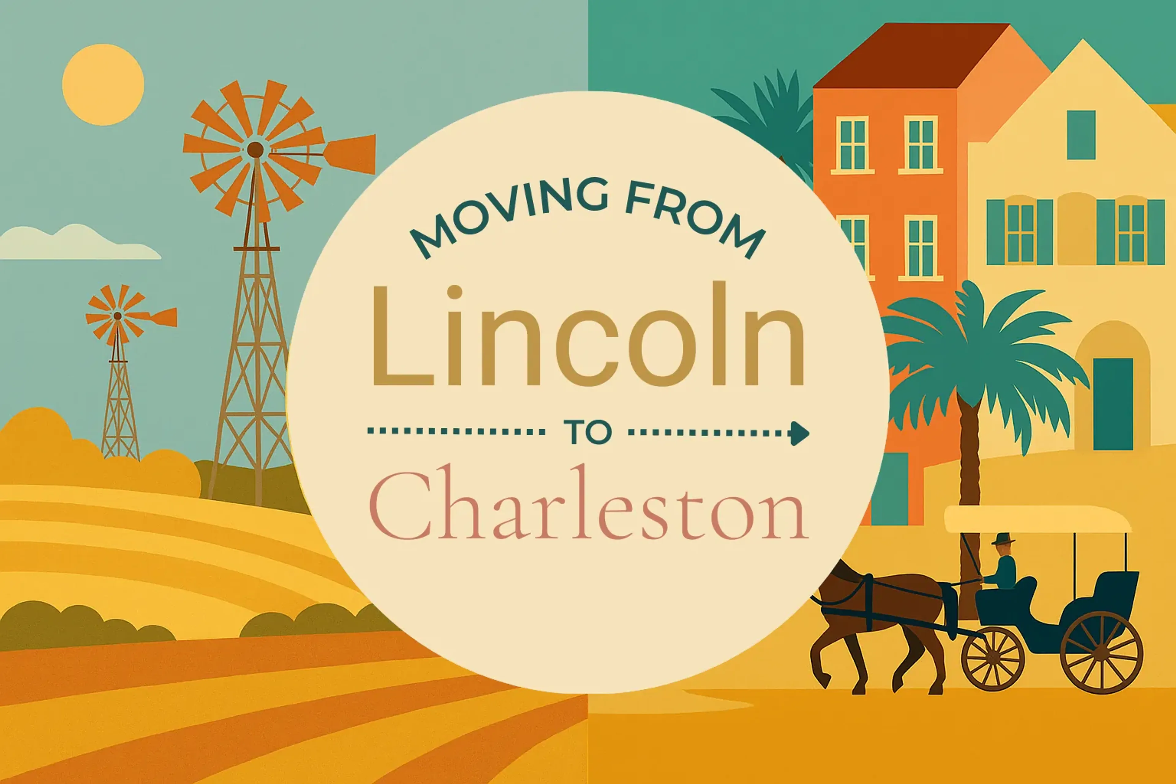 Side-by-side comparison of Lincoln to Charleston moving companies