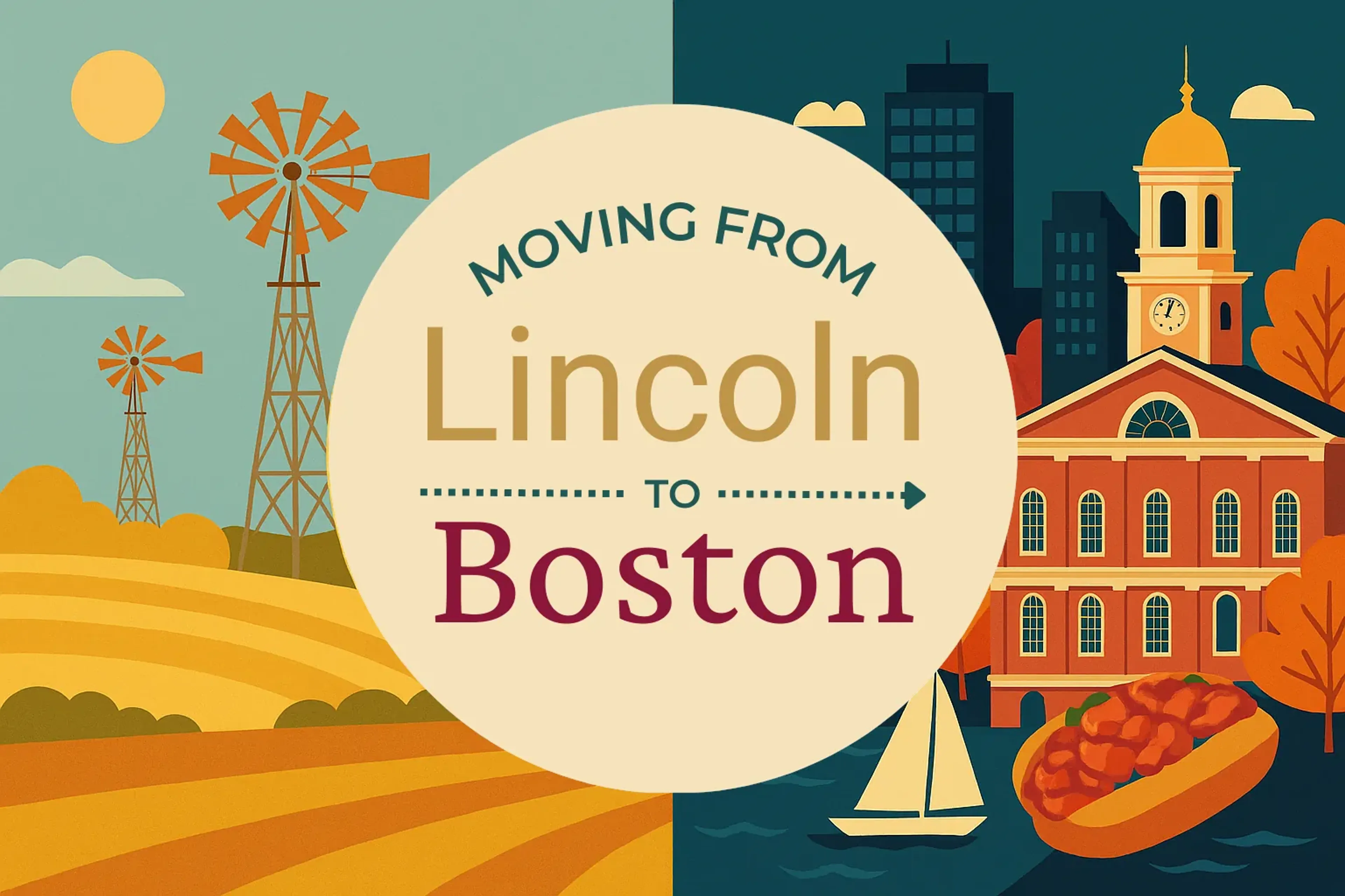 Side-by-side comparison of Lincoln to Boston moving companies