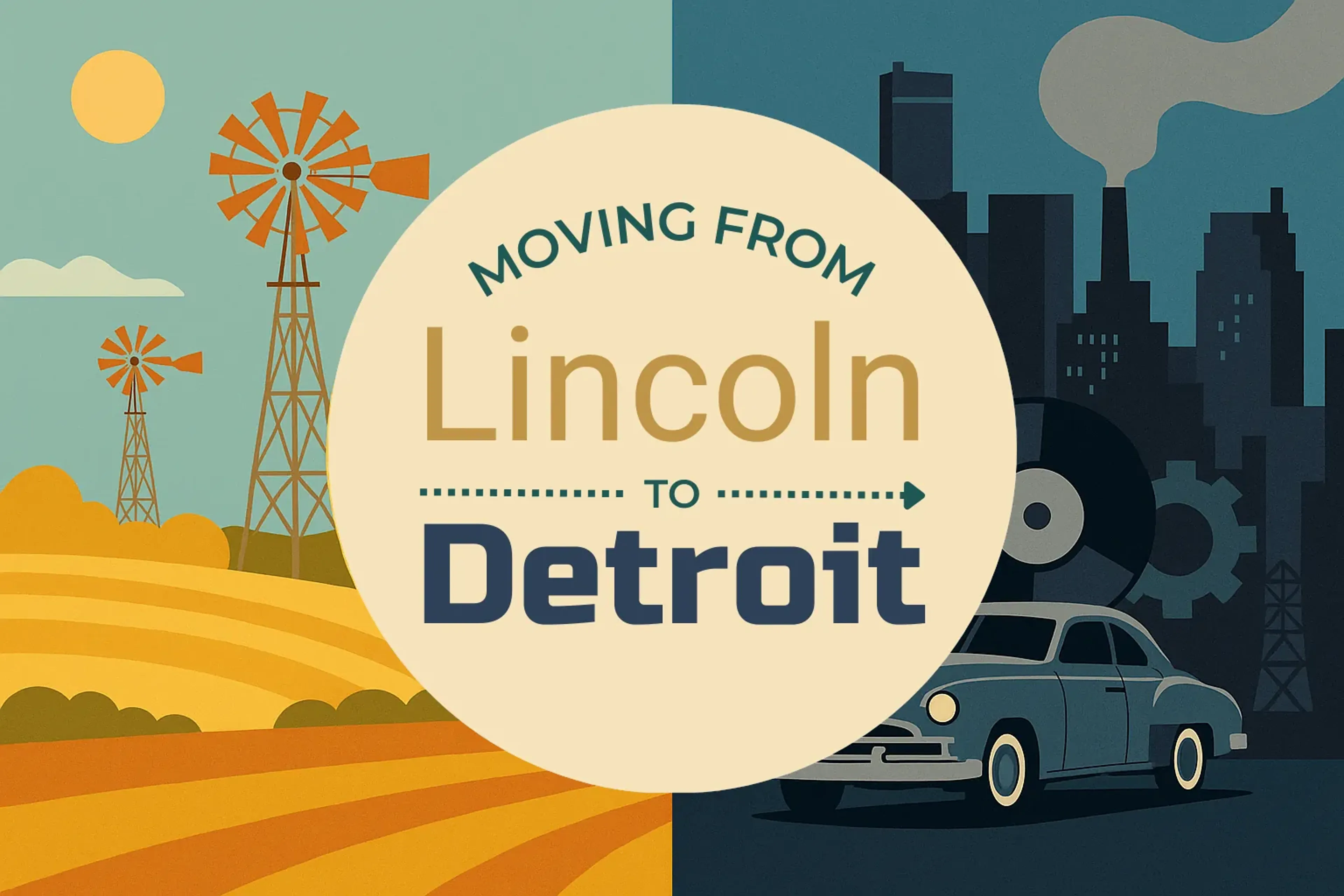 Side-by-side comparison of Lincoln to Detroit moving companies