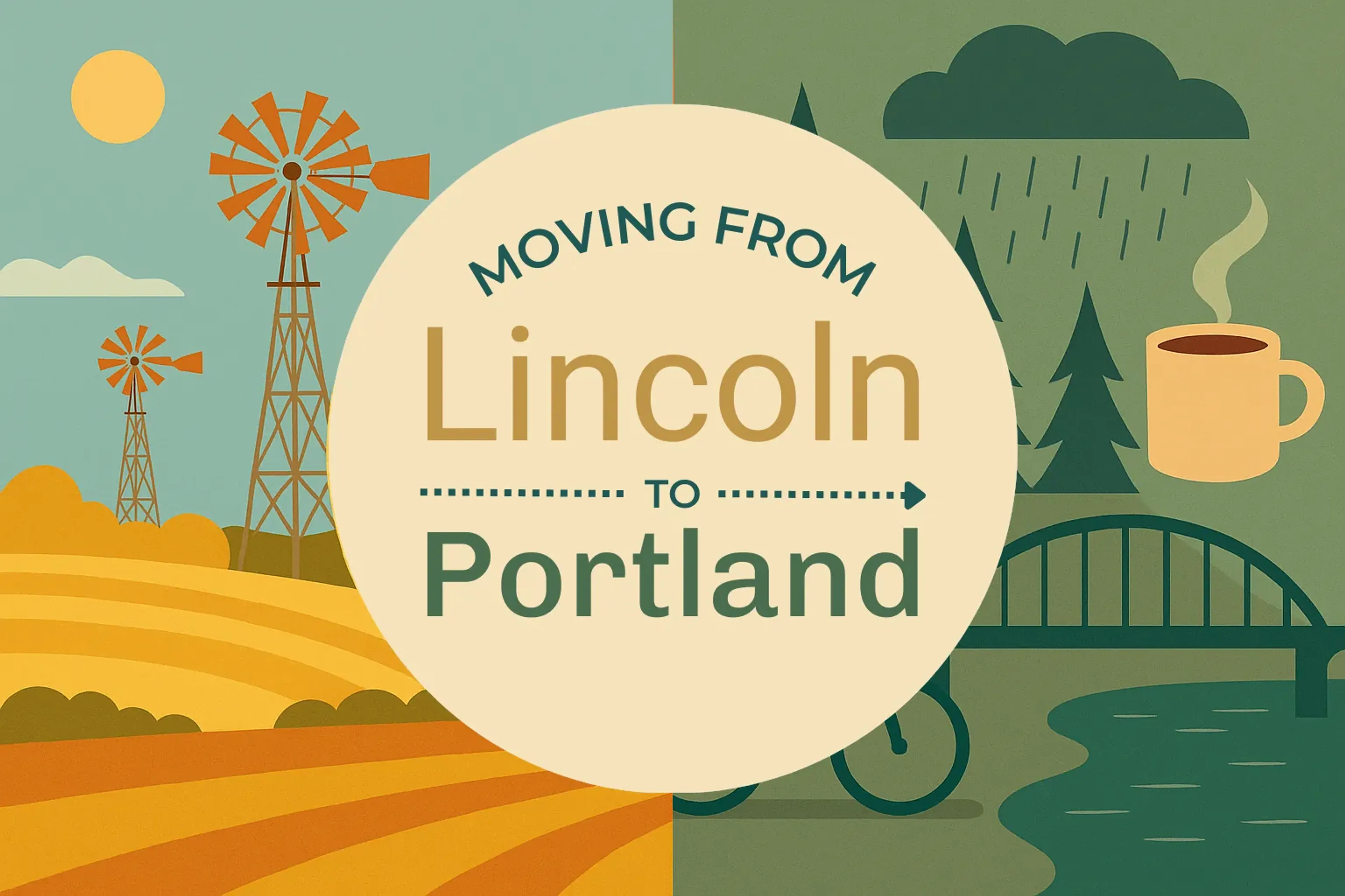 Side-by-side comparison of Lincoln to Portland moving companies