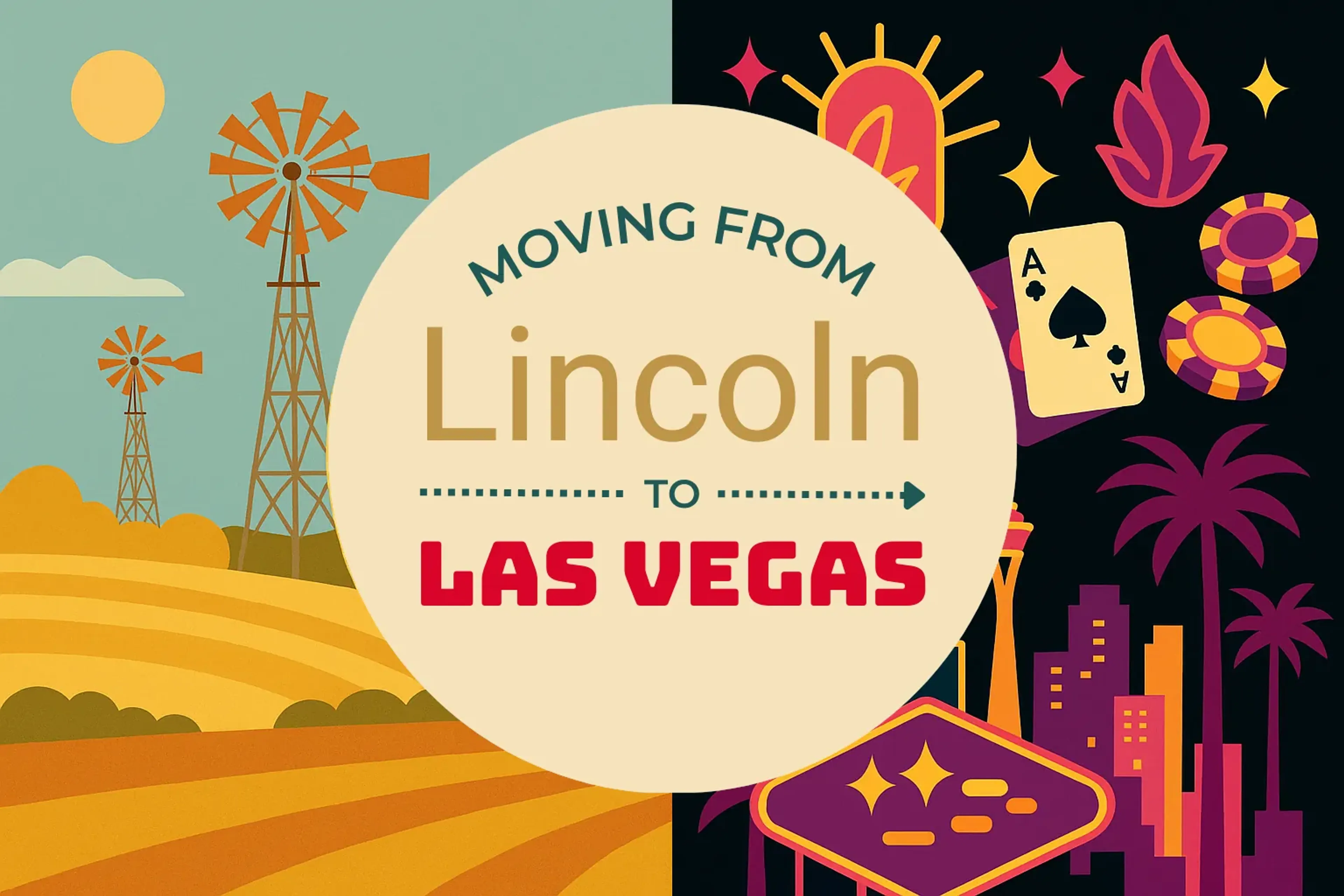 Side-by-side comparison of Lincoln to Las Vegas moving companies