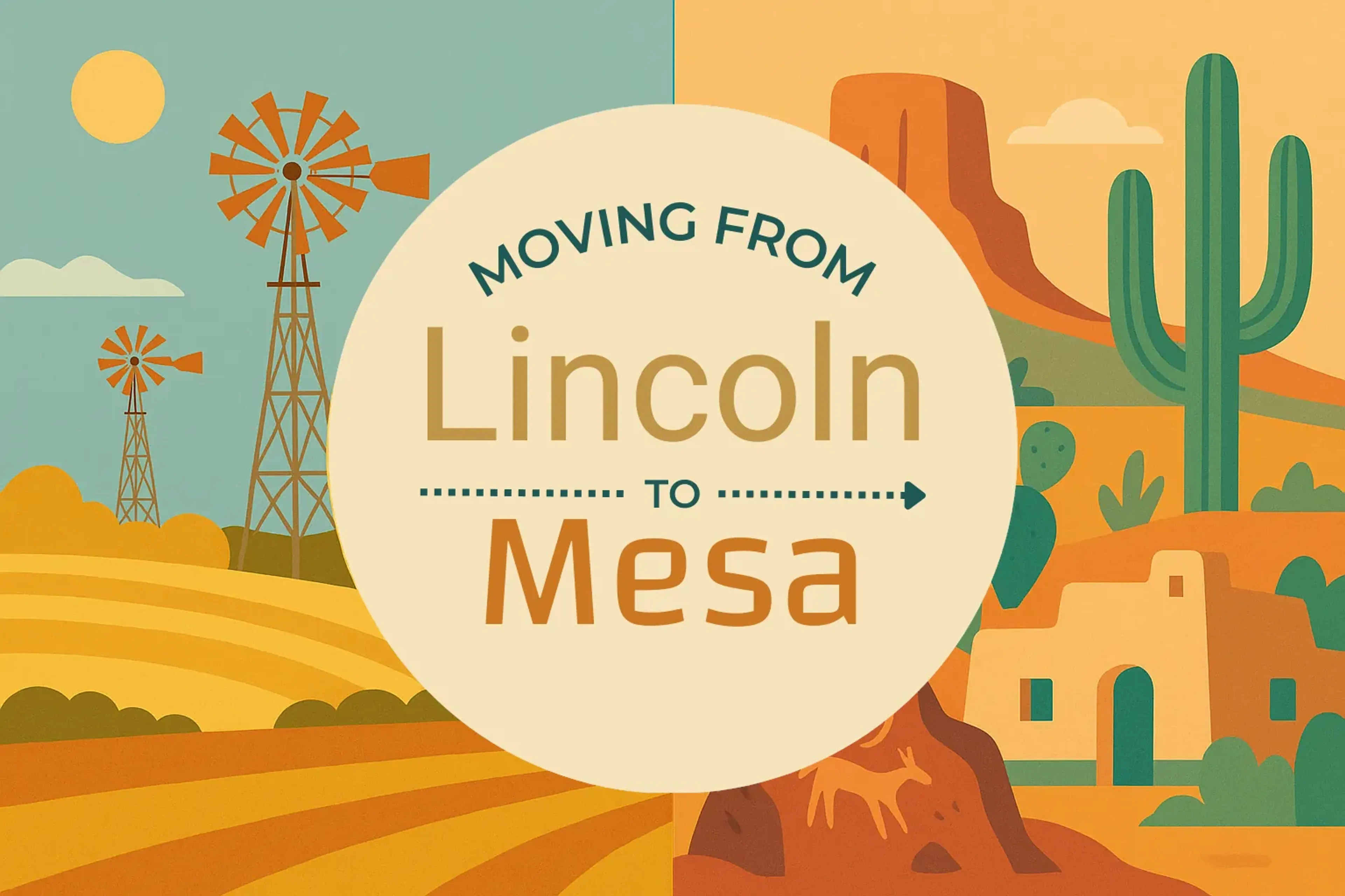 Side-by-side comparison of Lincoln to Mesa moving companies