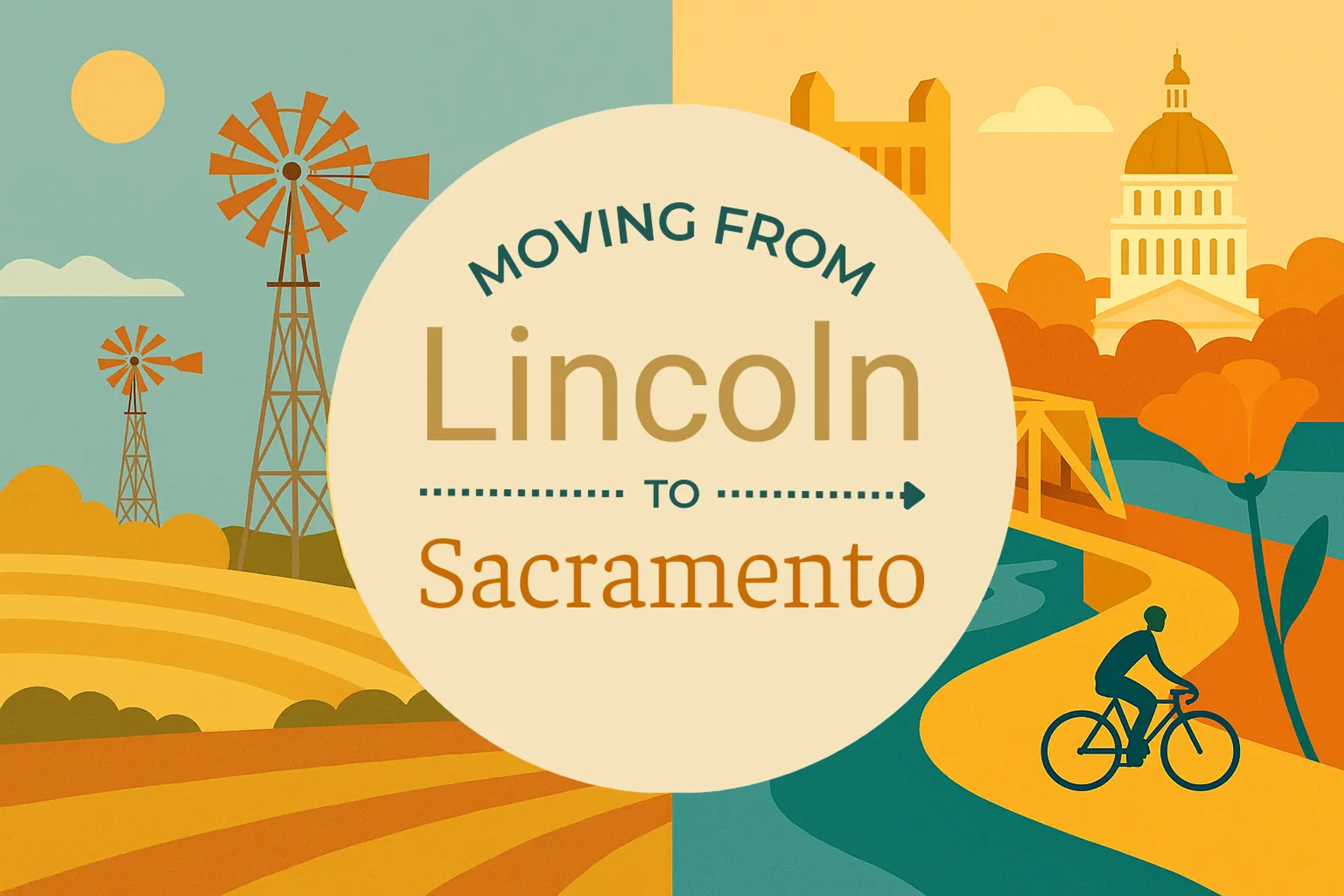 Side-by-side comparison of Lincoln to Sacramento moving companies