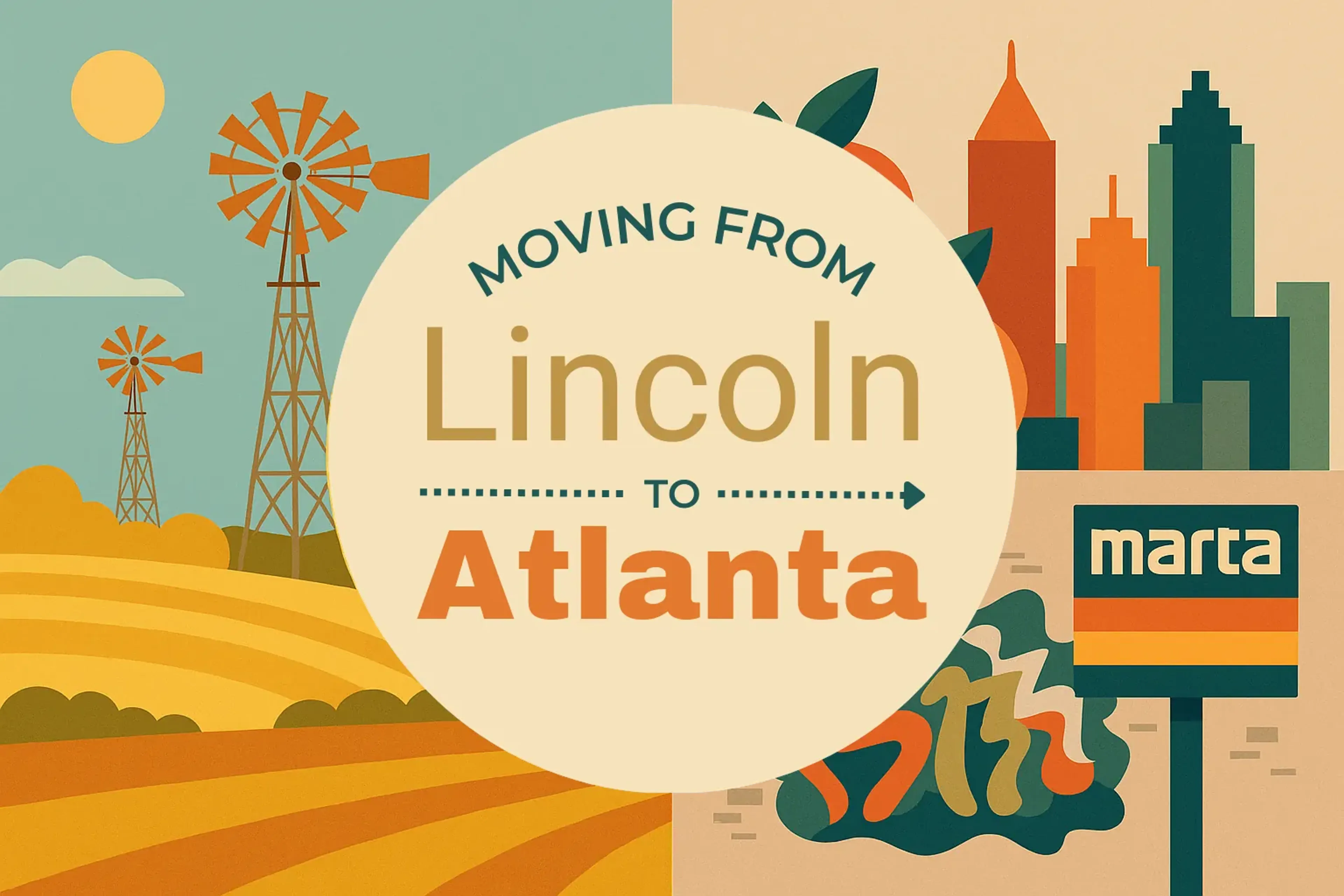 Side-by-side comparison of Lincoln to Atlanta moving companies