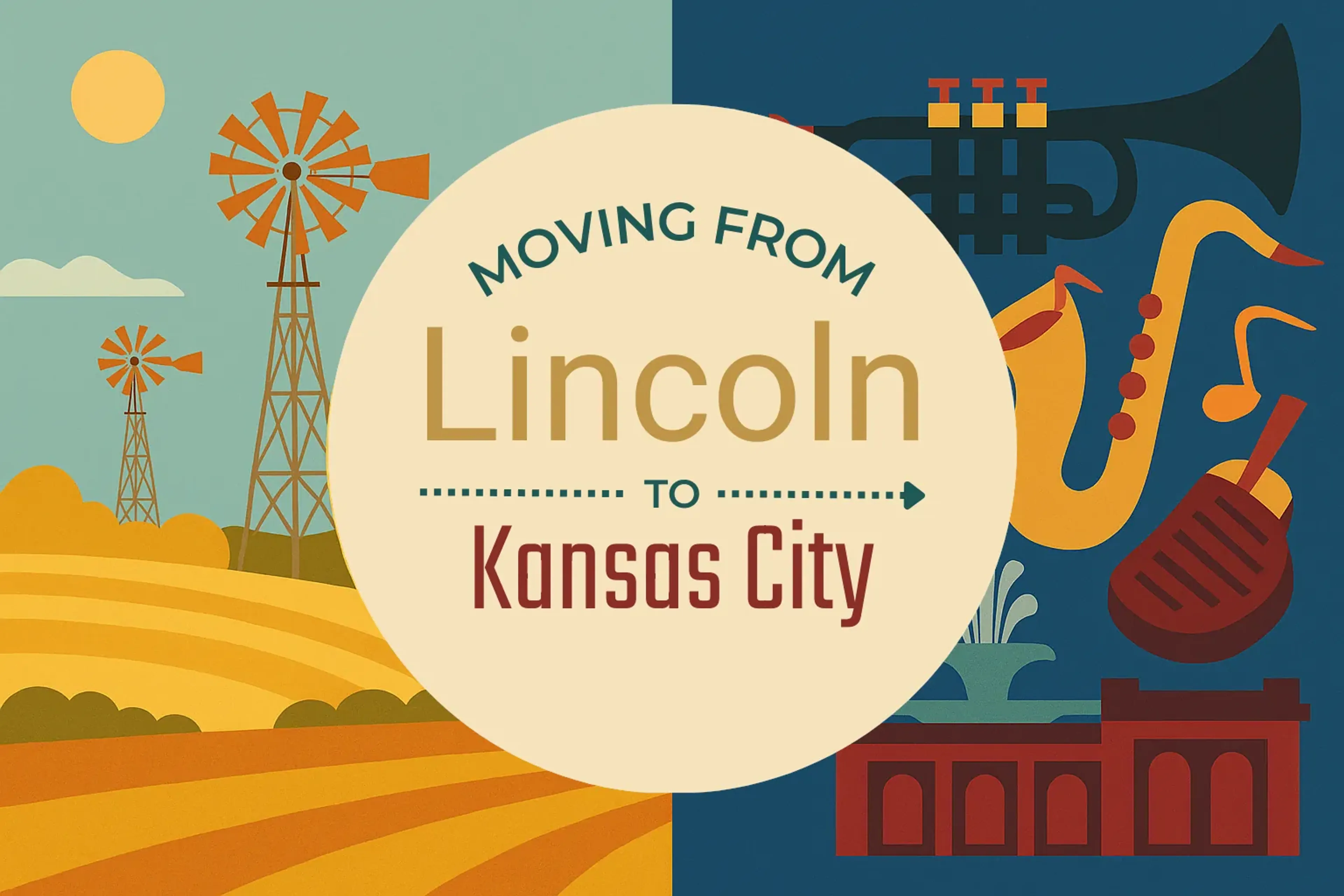 Side-by-side comparison of Lincoln to Kansas City moving companies