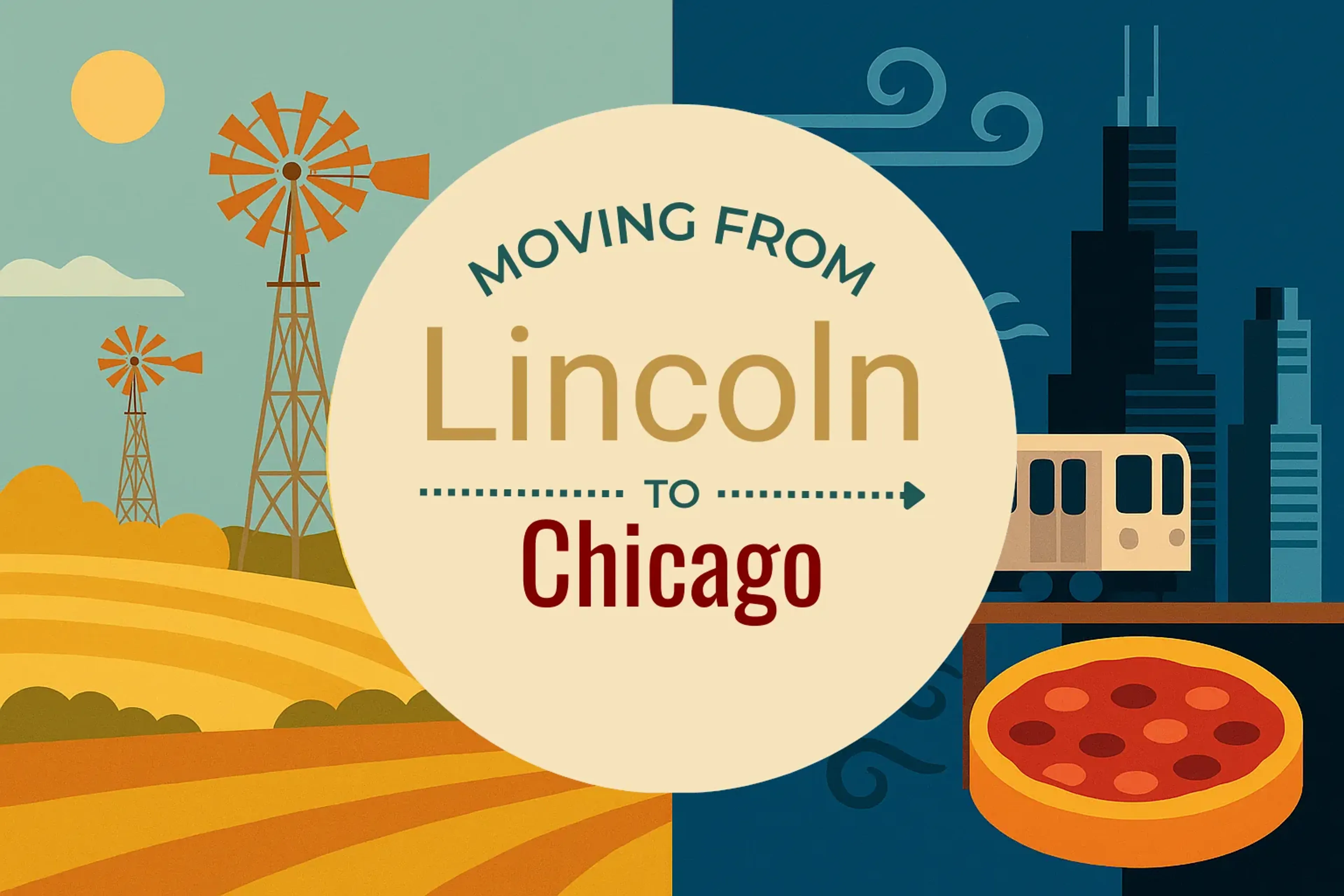 Side-by-side comparison of Lincoln to Chicago moving companies