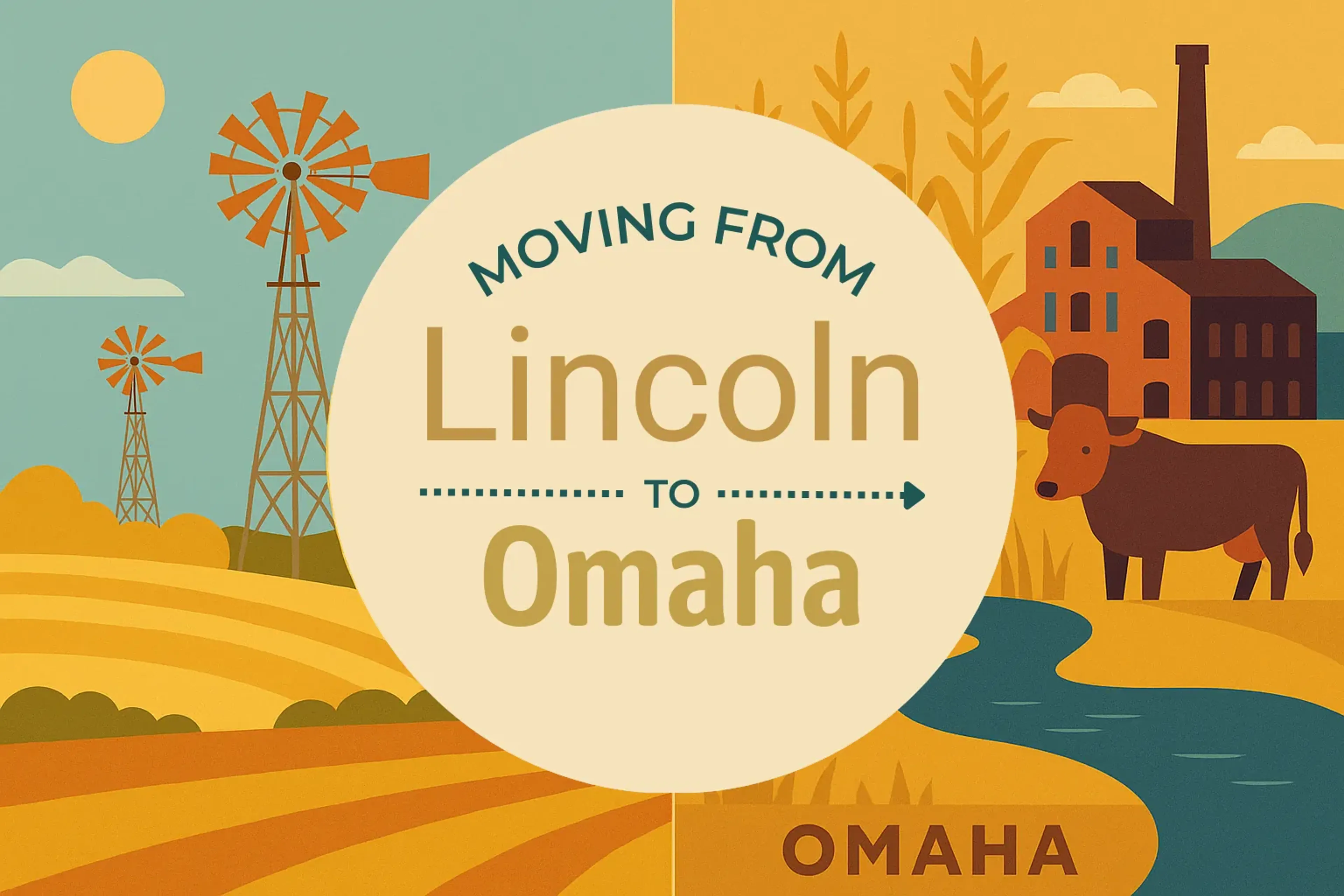 Side-by-side comparison of Lincoln to Omaha moving companies