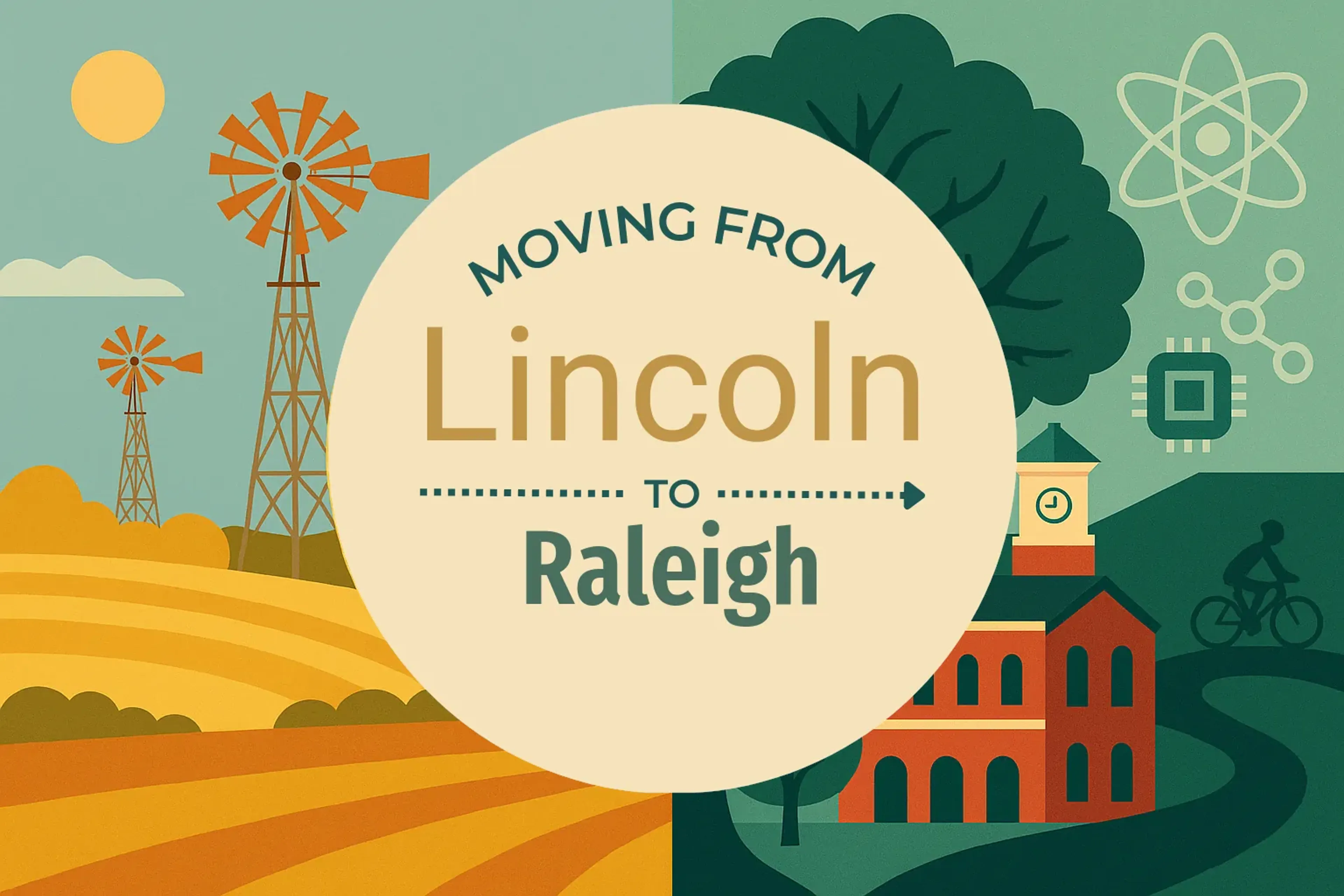 Side-by-side comparison of Lincoln to Raleigh moving companies