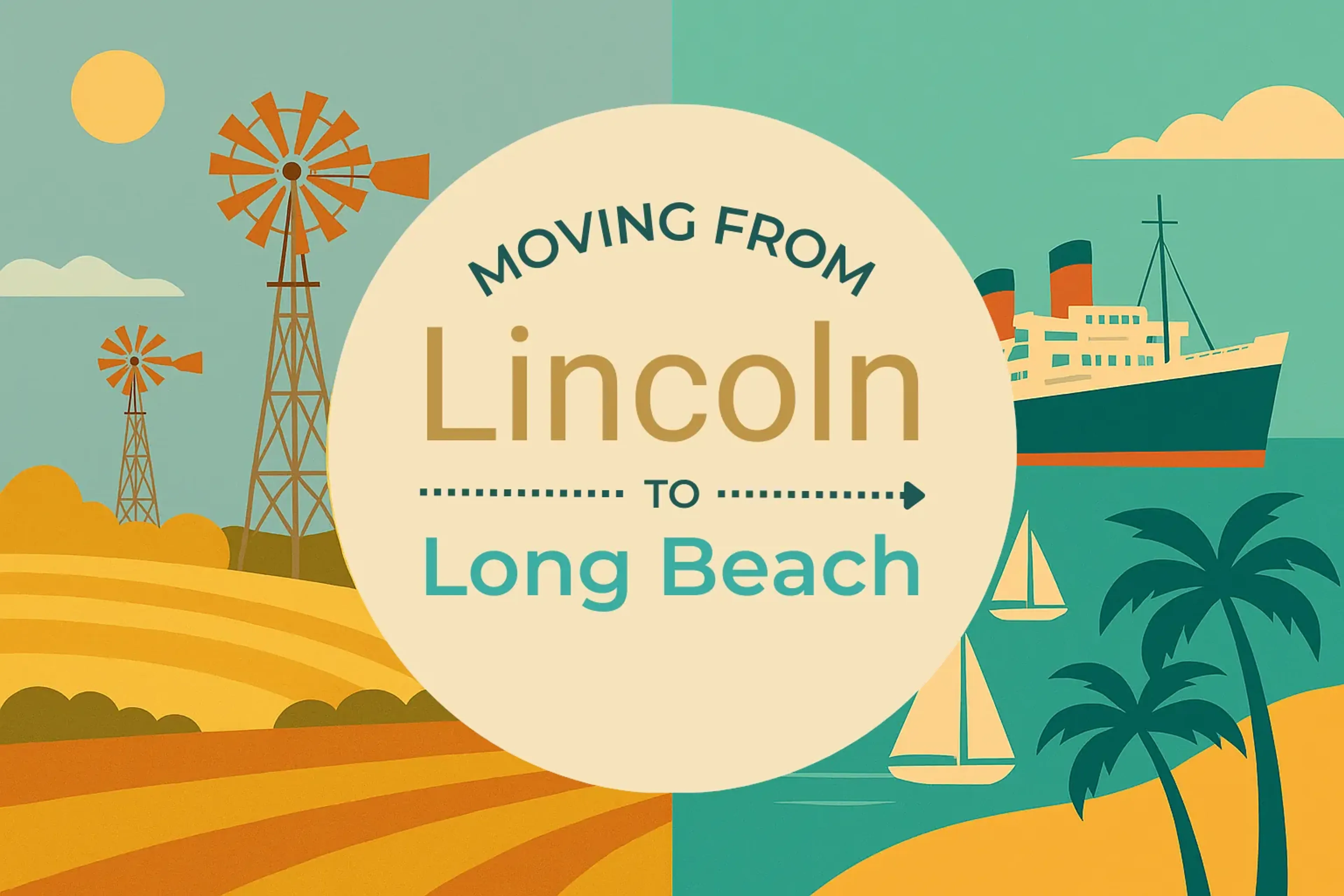 Side-by-side comparison of Lincoln to Long Beach moving companies