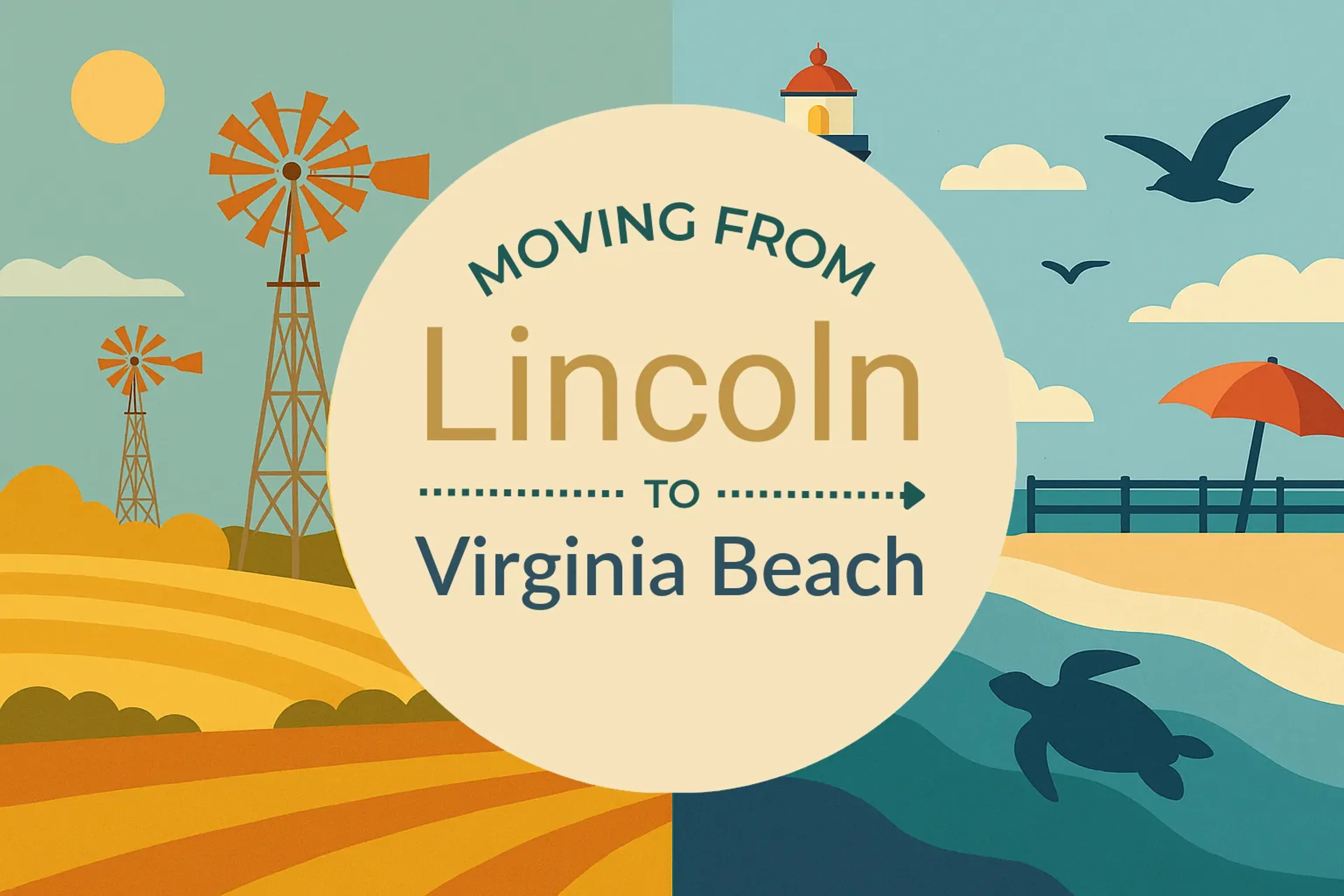Side-by-side comparison of Lincoln to Virginia Beach moving companies