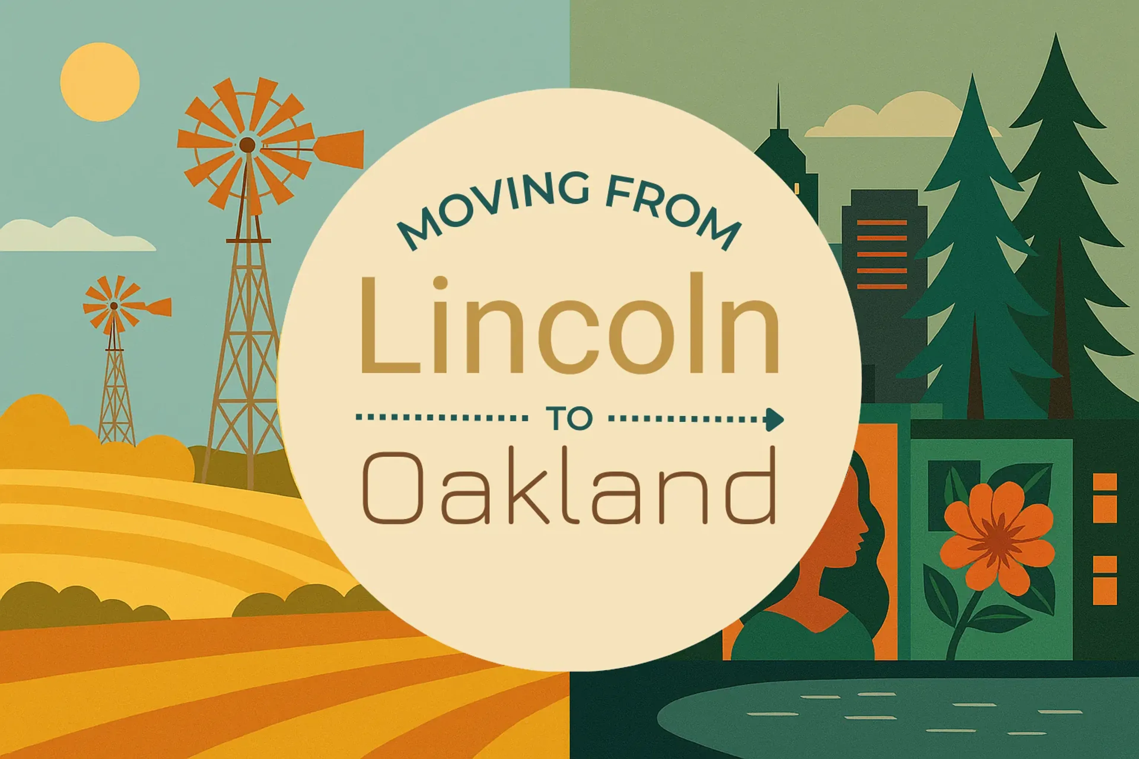 Side-by-side comparison of Lincoln to Oakland moving companies