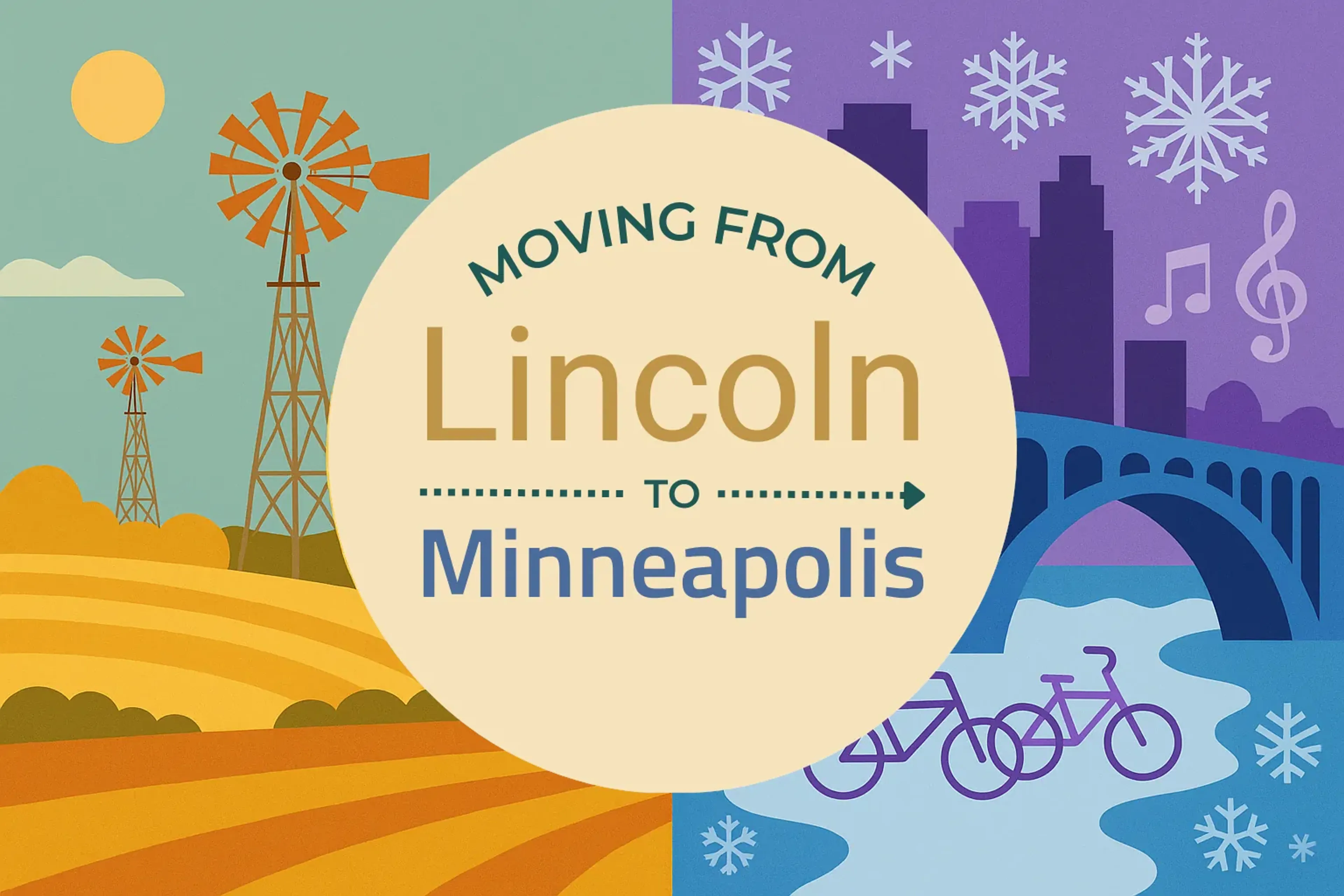 Side-by-side comparison of Lincoln to Minneapolis moving companies