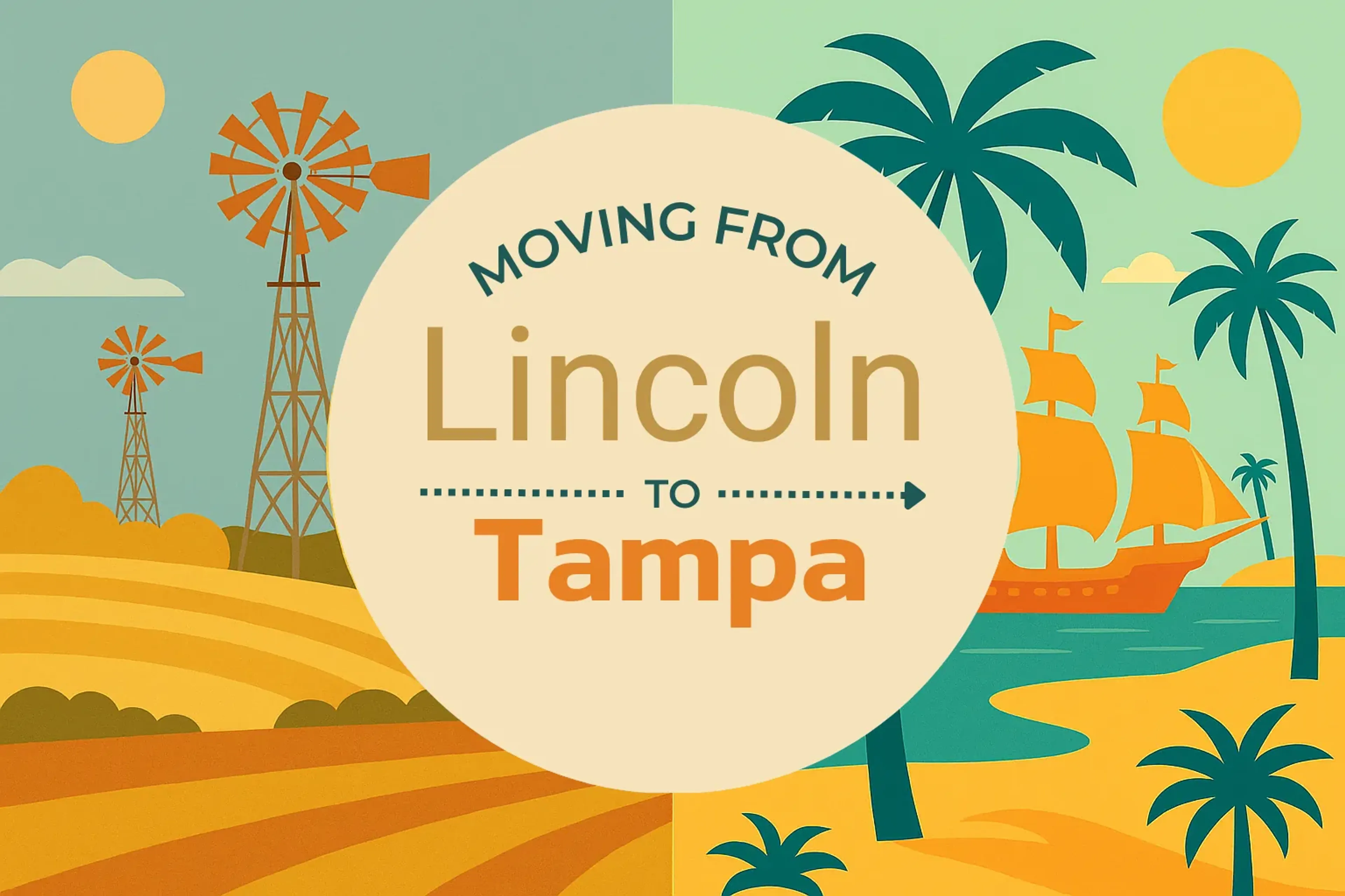 Side-by-side comparison of Lincoln to Tampa moving companies