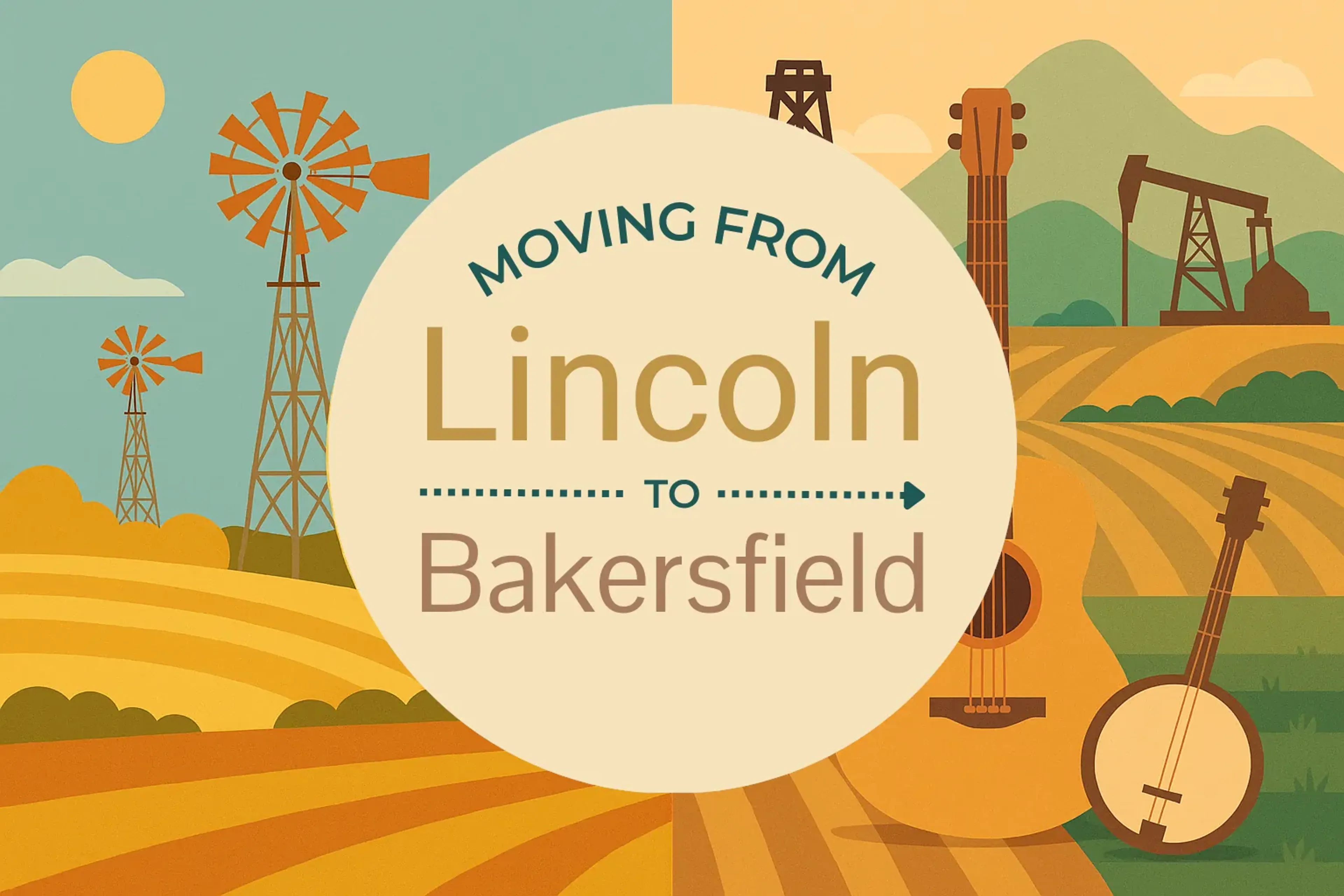 Side-by-side comparison of Lincoln to Bakersfield moving companies