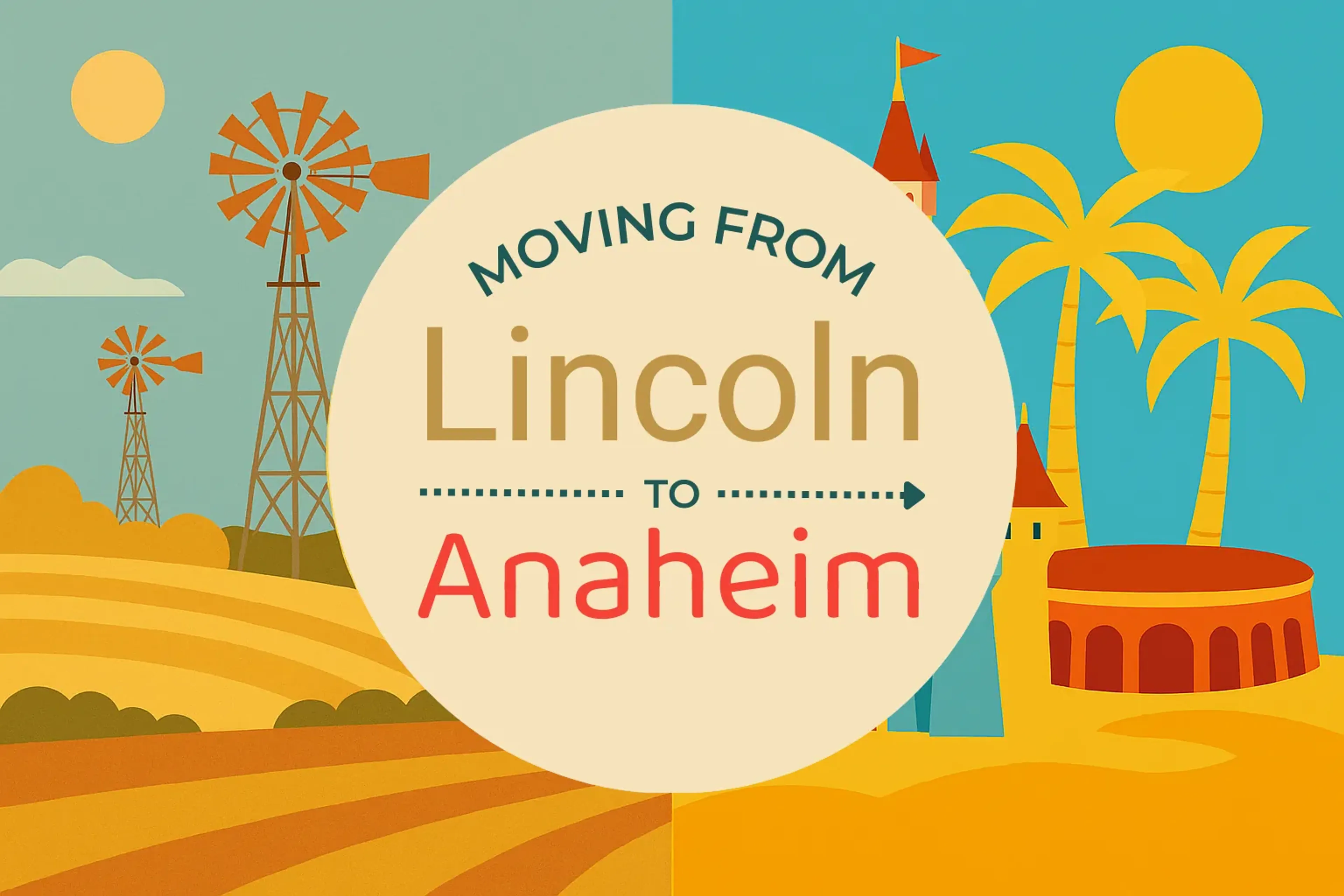 Side-by-side comparison of Lincoln to Anaheim moving companies