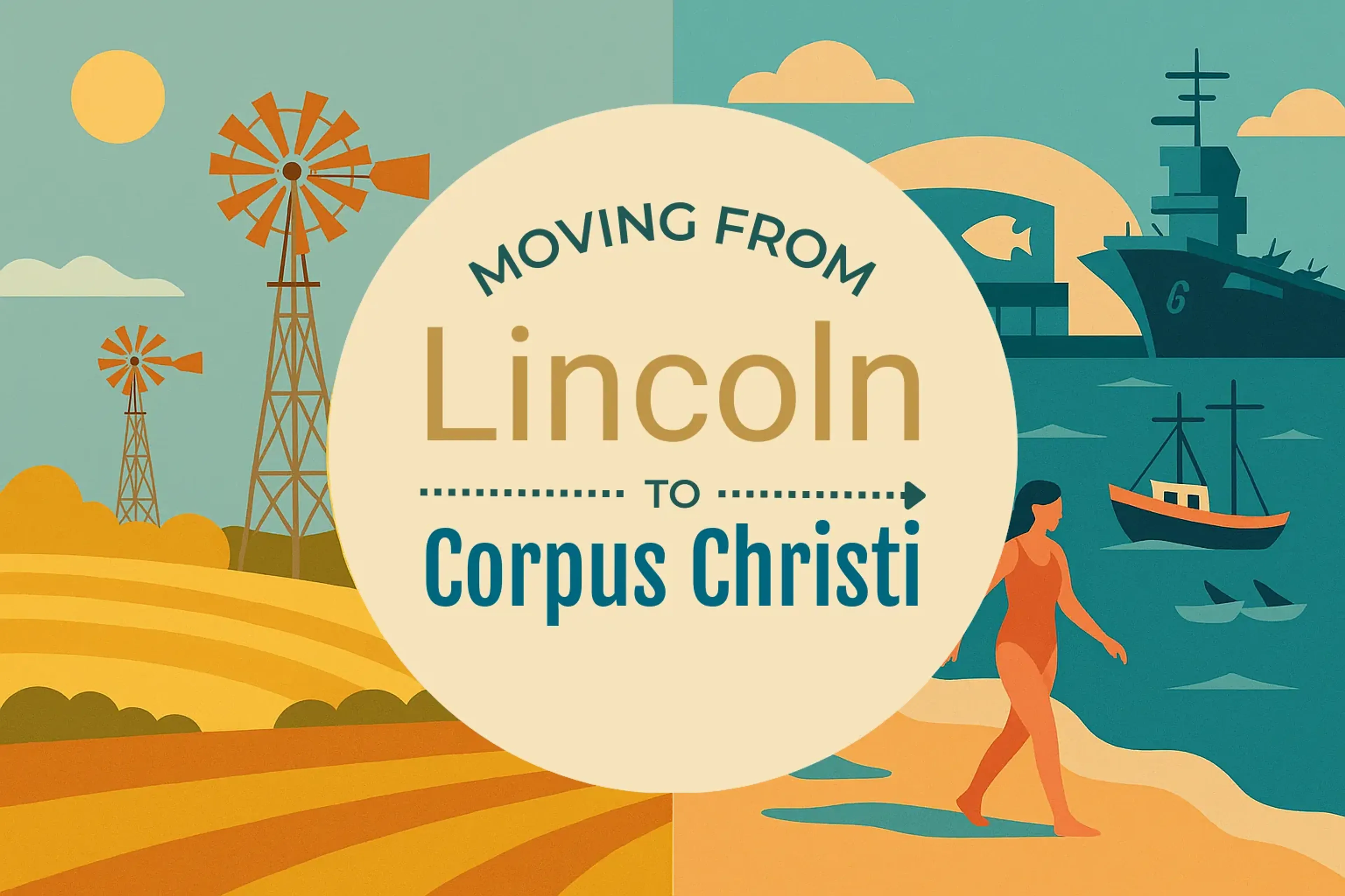 Side-by-side comparison of Lincoln to Corpus Christi moving companies