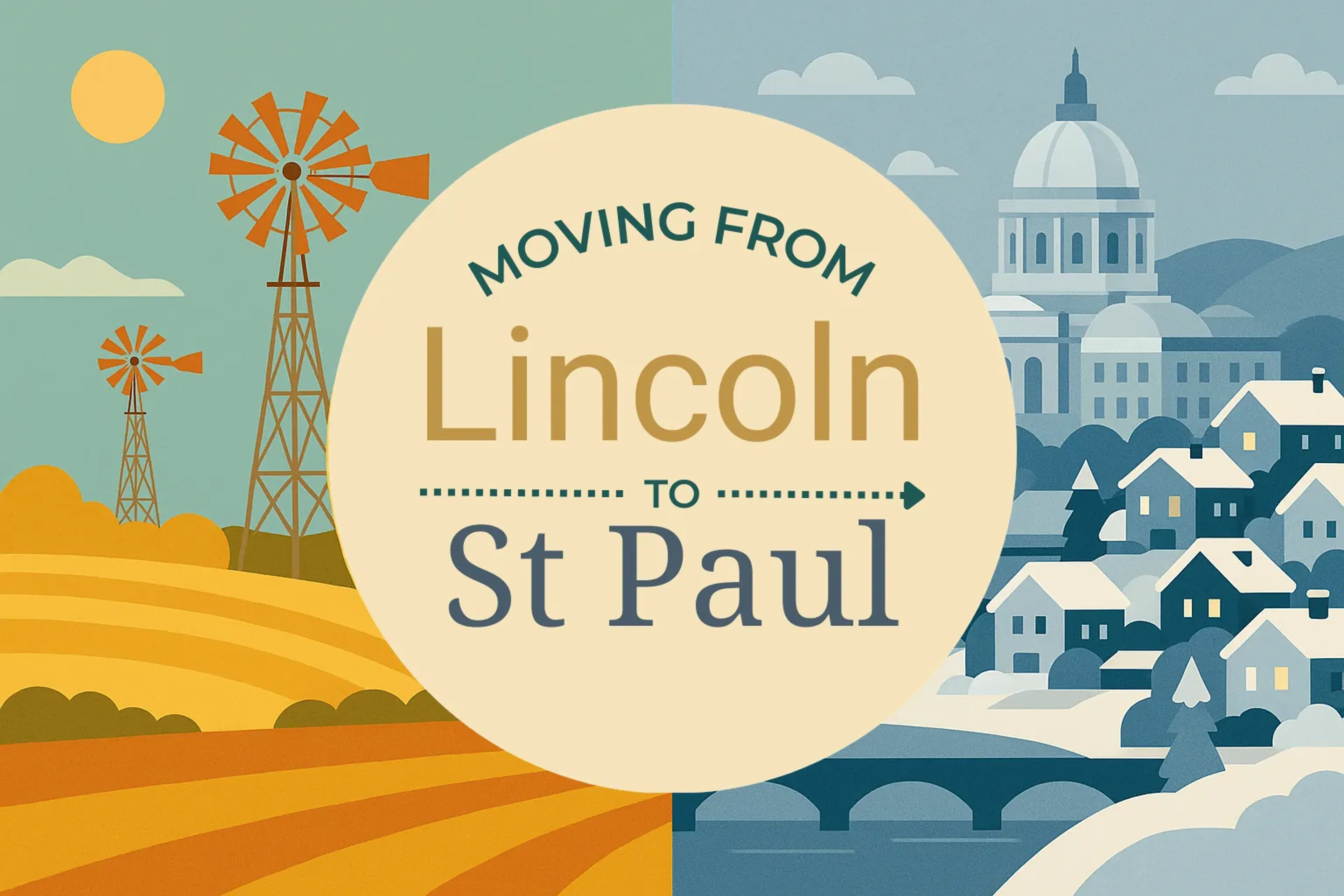 Side-by-side comparison of Lincoln to St. Paul moving companies