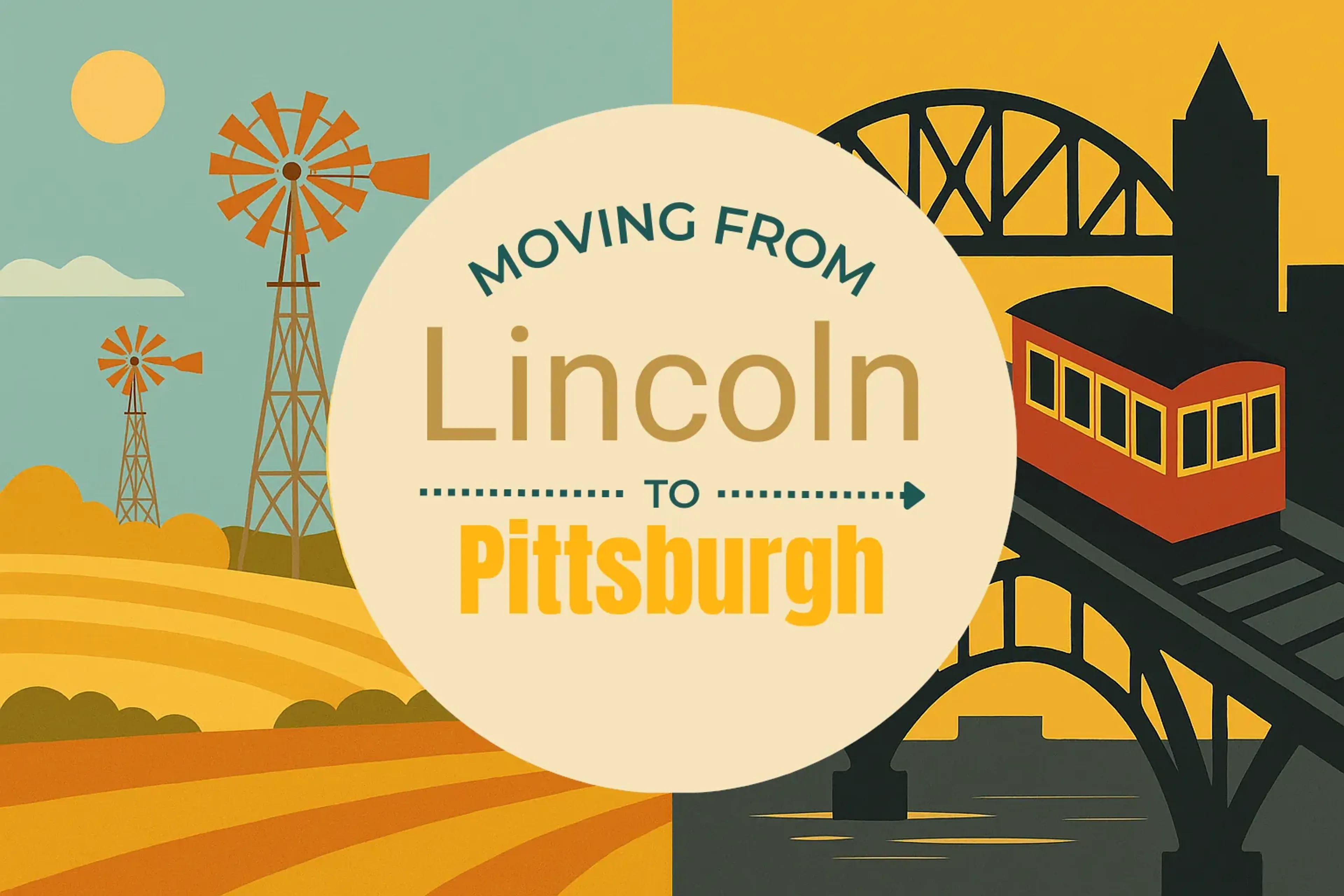Side-by-side comparison of Lincoln to Pittsburgh moving companies