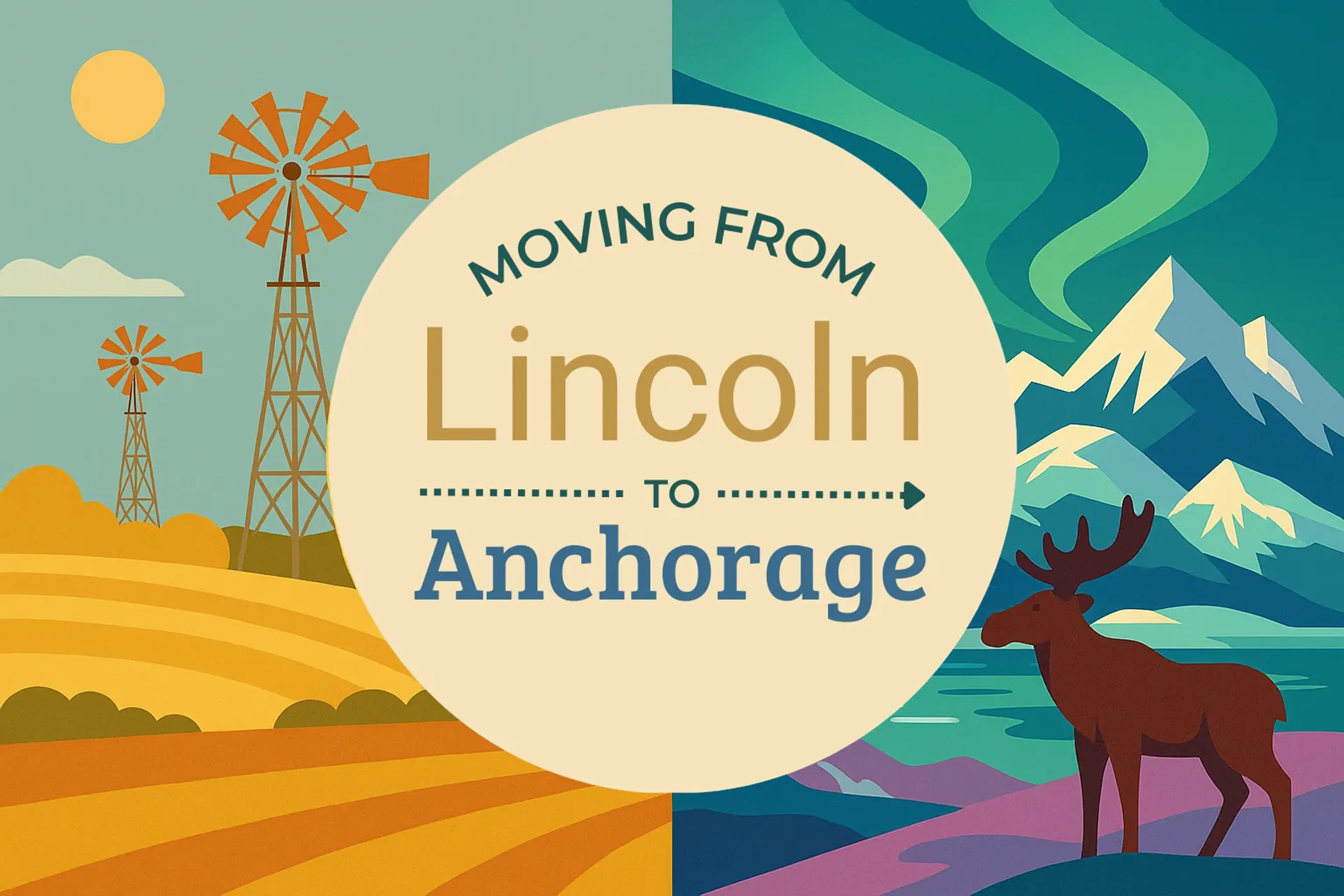 Side-by-side comparison of Lincoln to Anchorage moving companies
