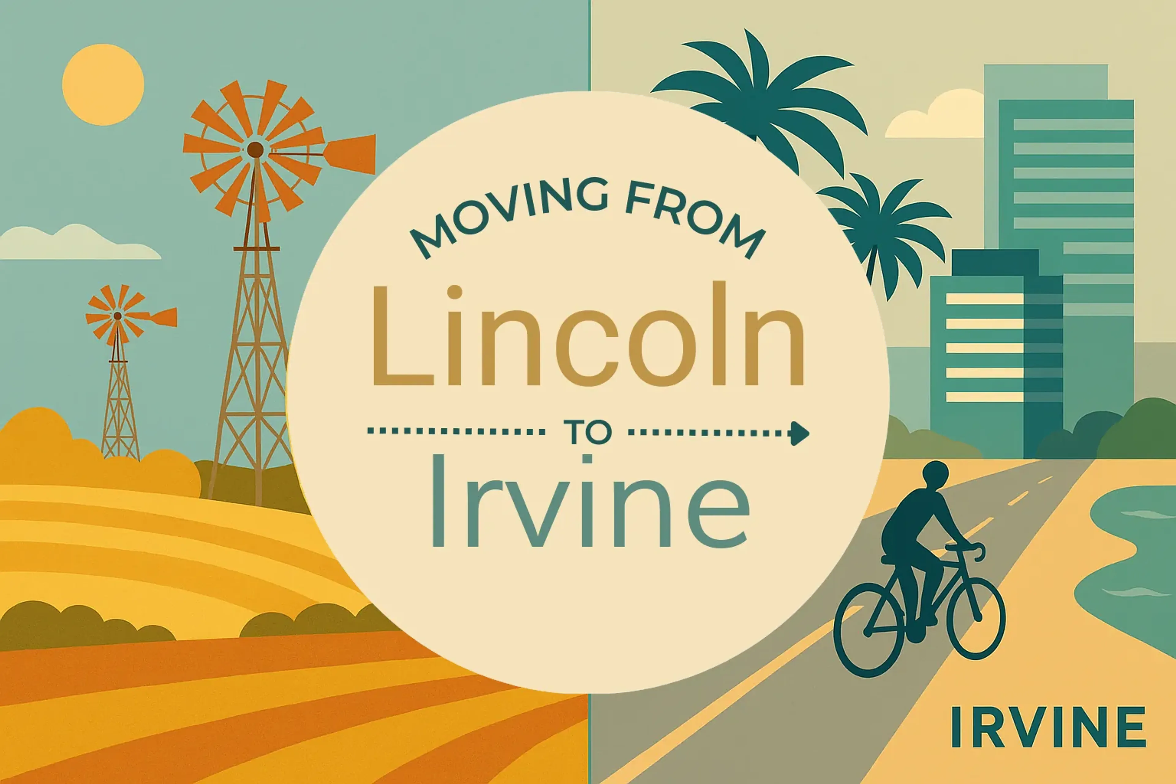 Side-by-side comparison of Lincoln to Irvine moving companies