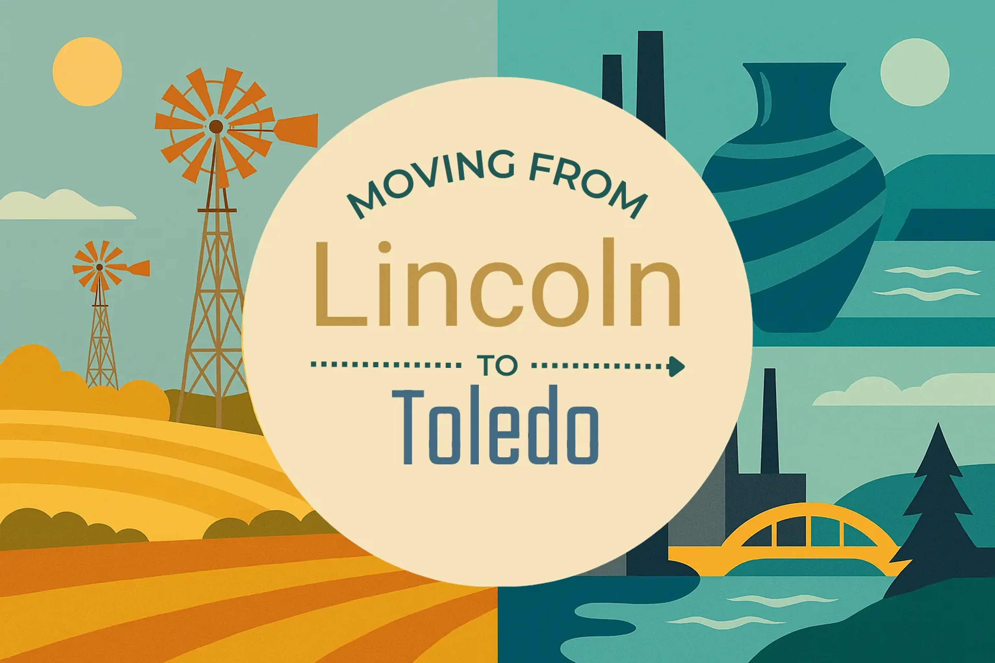 Side-by-side comparison of Lincoln to Toledo moving companies