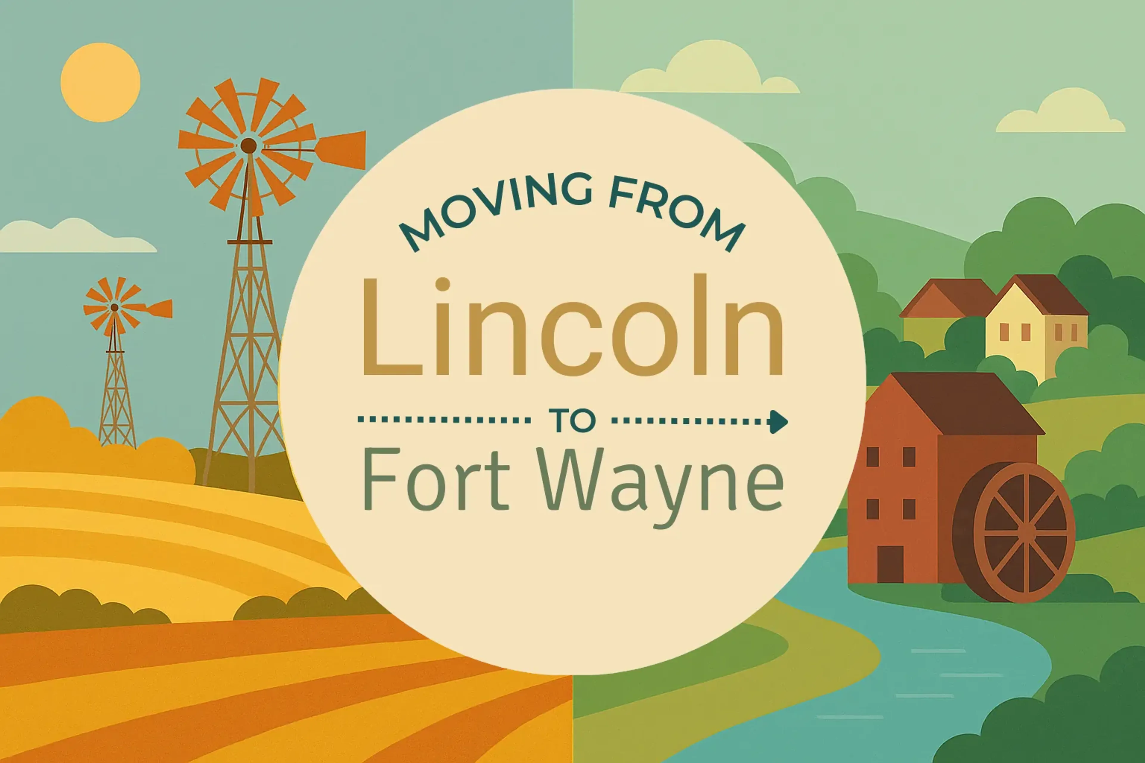 Side-by-side comparison of Lincoln to Fort Wayne moving companies