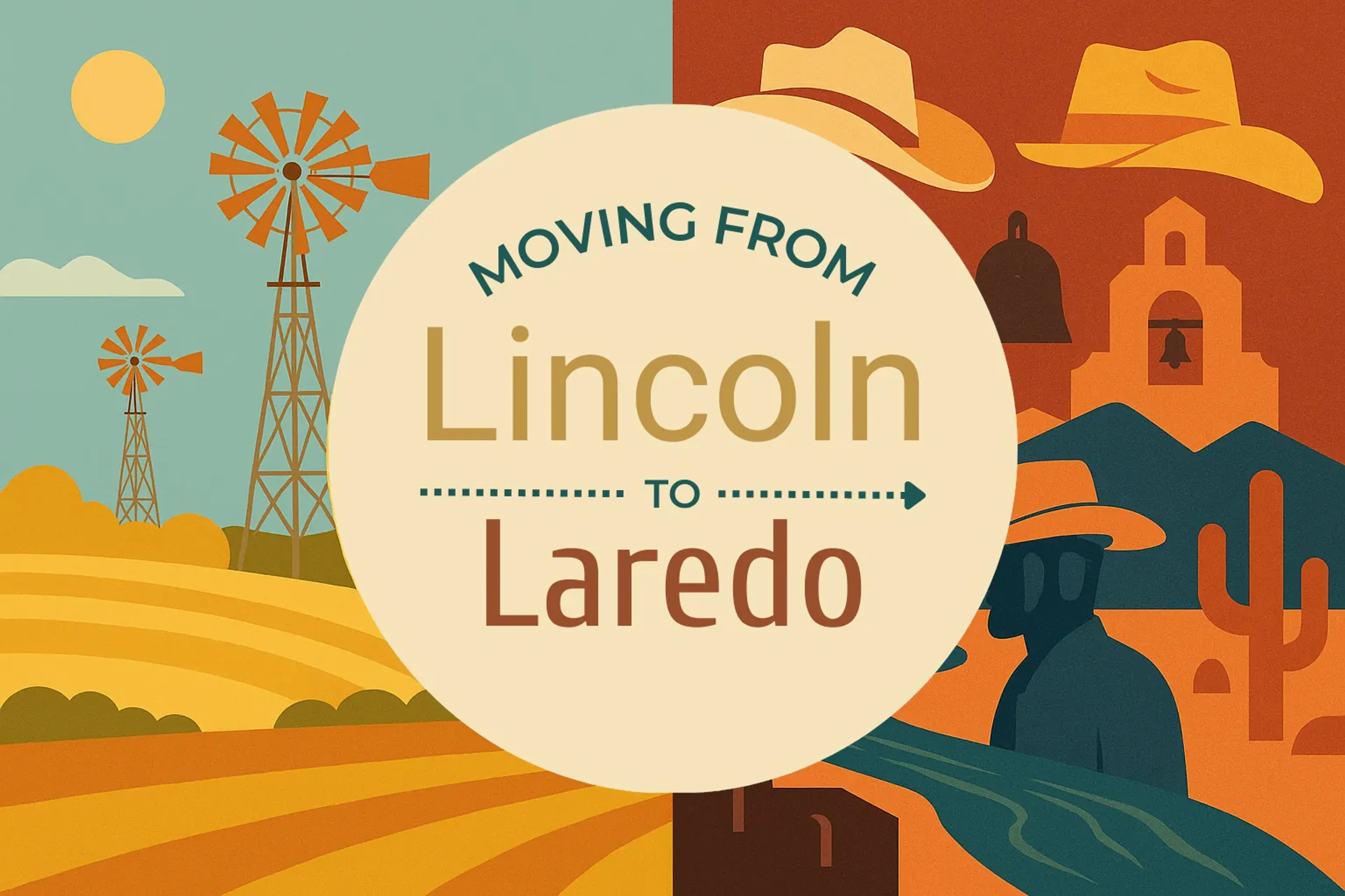 Side-by-side comparison of Lincoln to Laredo moving companies
