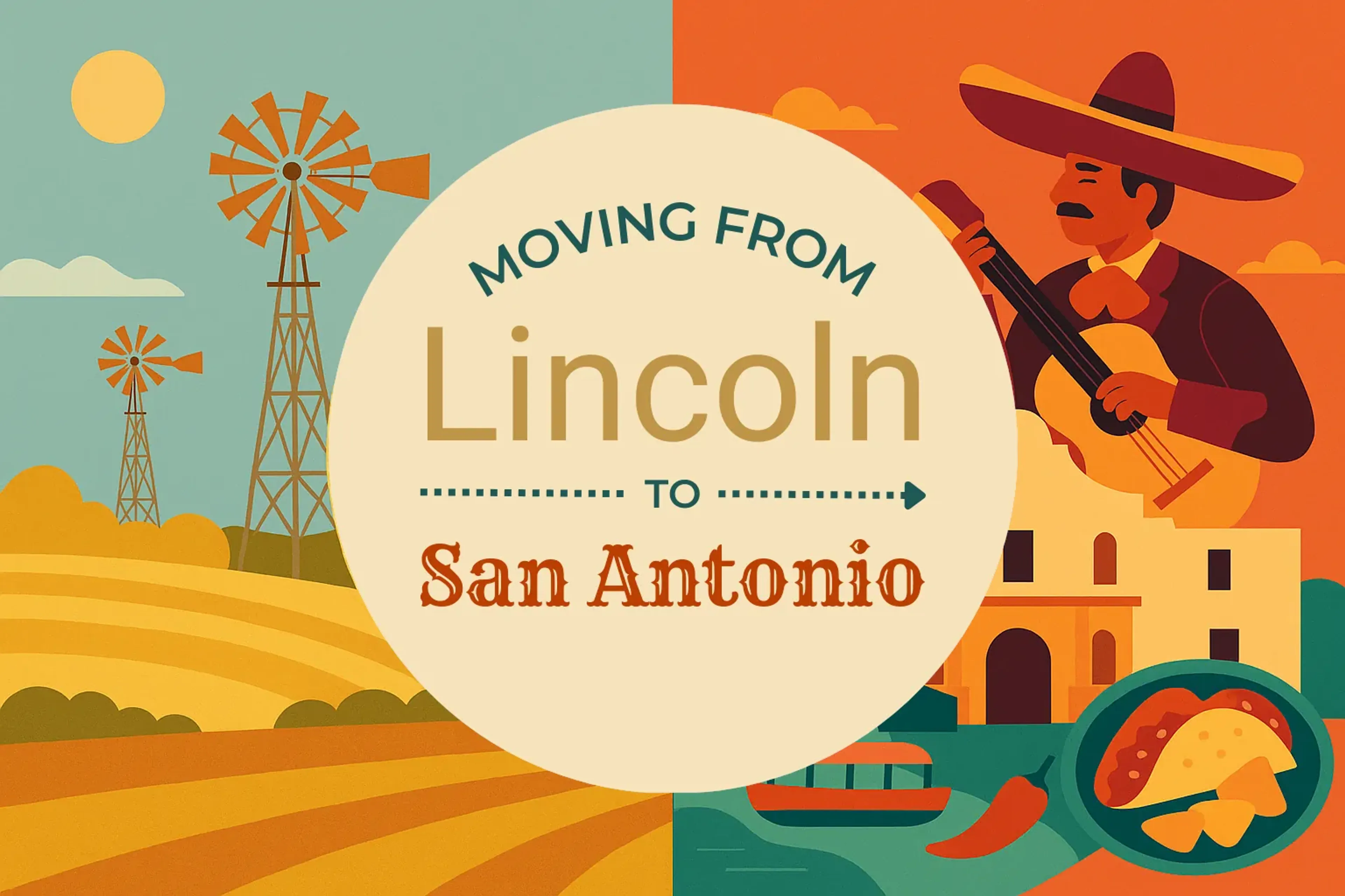 Side-by-side comparison of Lincoln to San Antonio moving companies