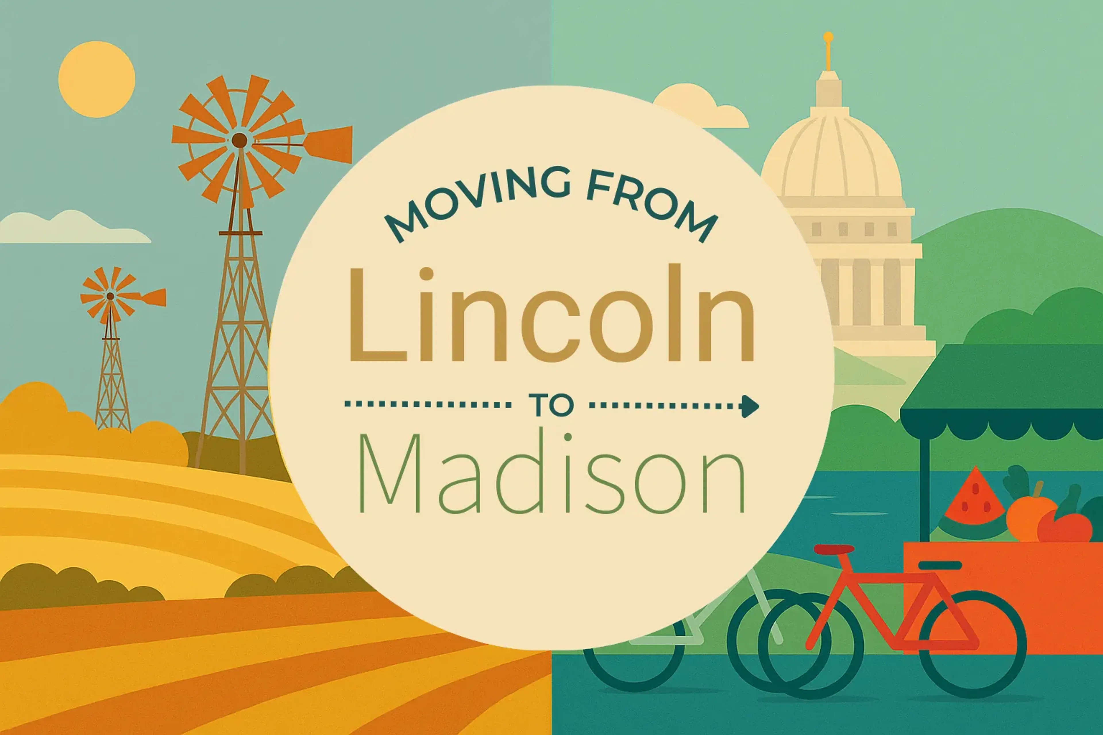 Side-by-side comparison of Lincoln to Madison moving companies