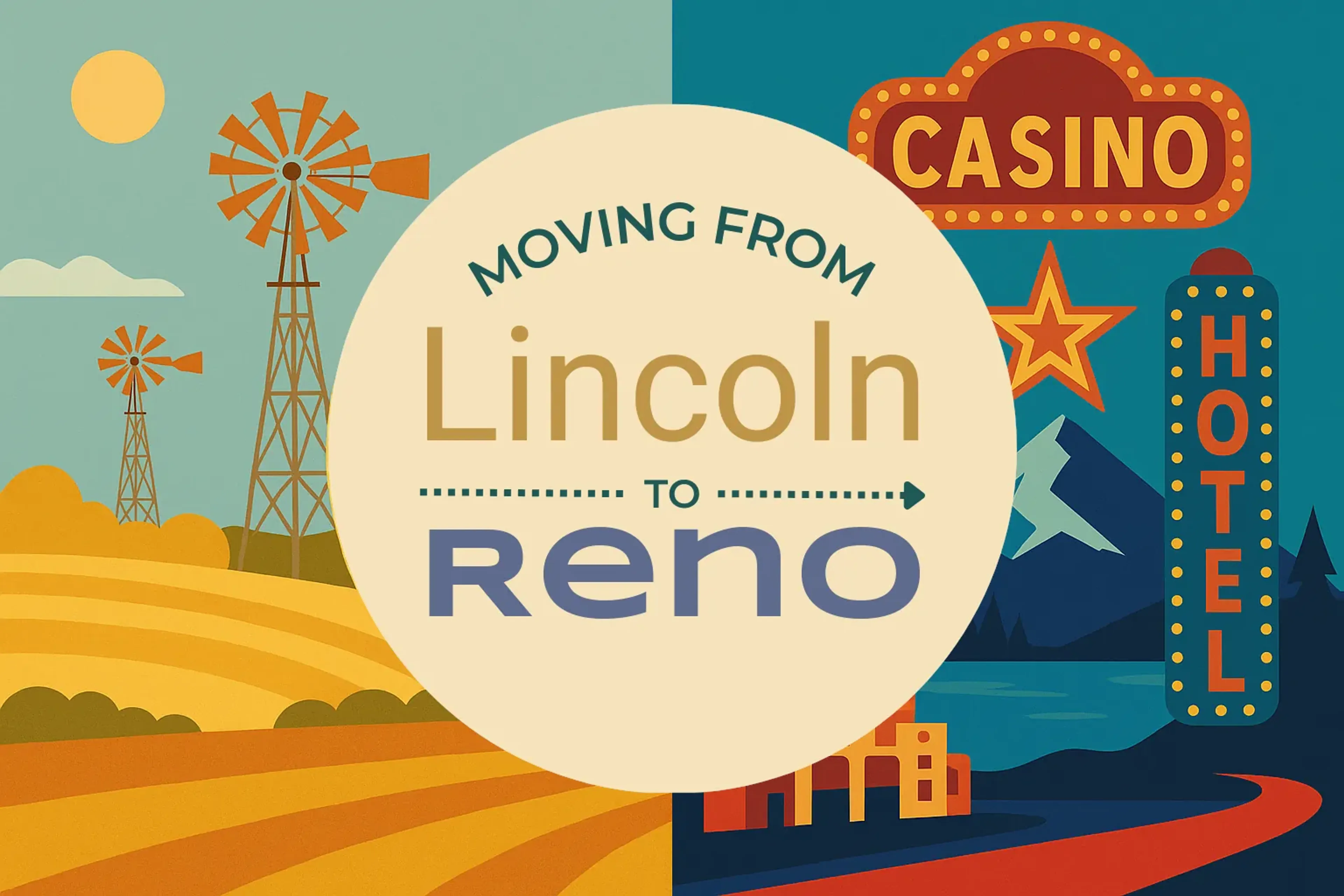 Side-by-side comparison of Lincoln to Reno moving companies