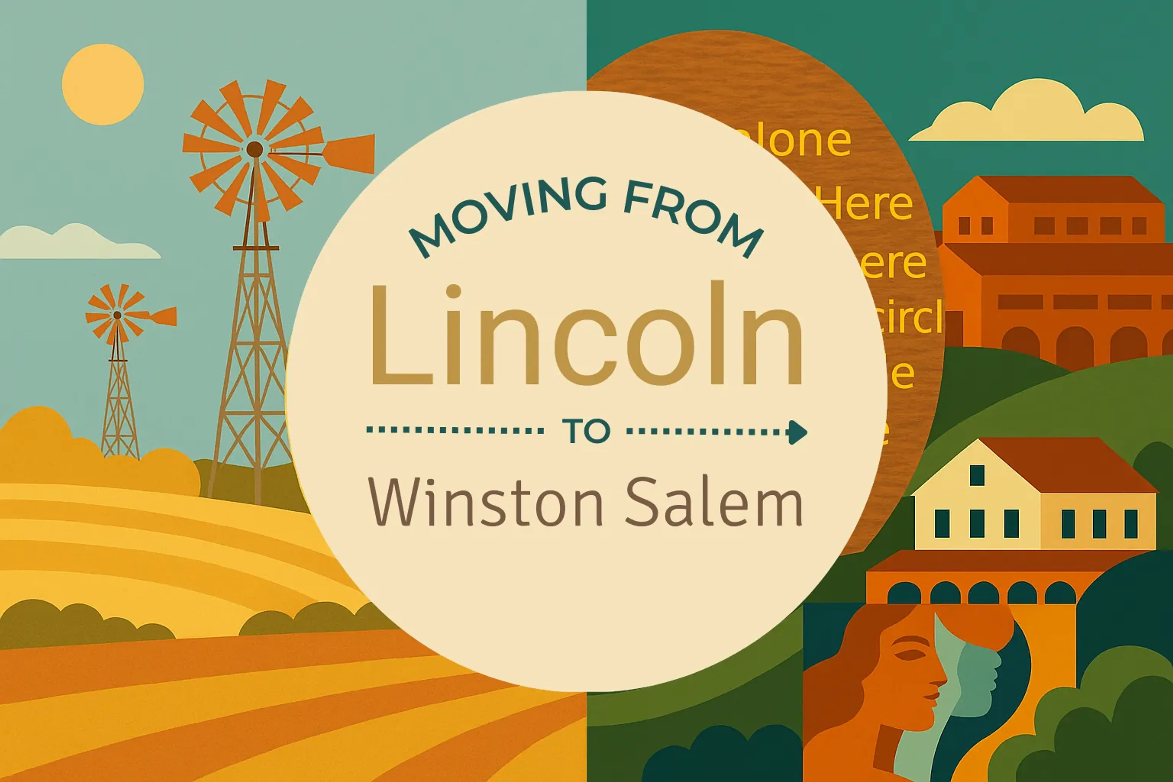 Side-by-side comparison of Lincoln to Winston Salem moving companies