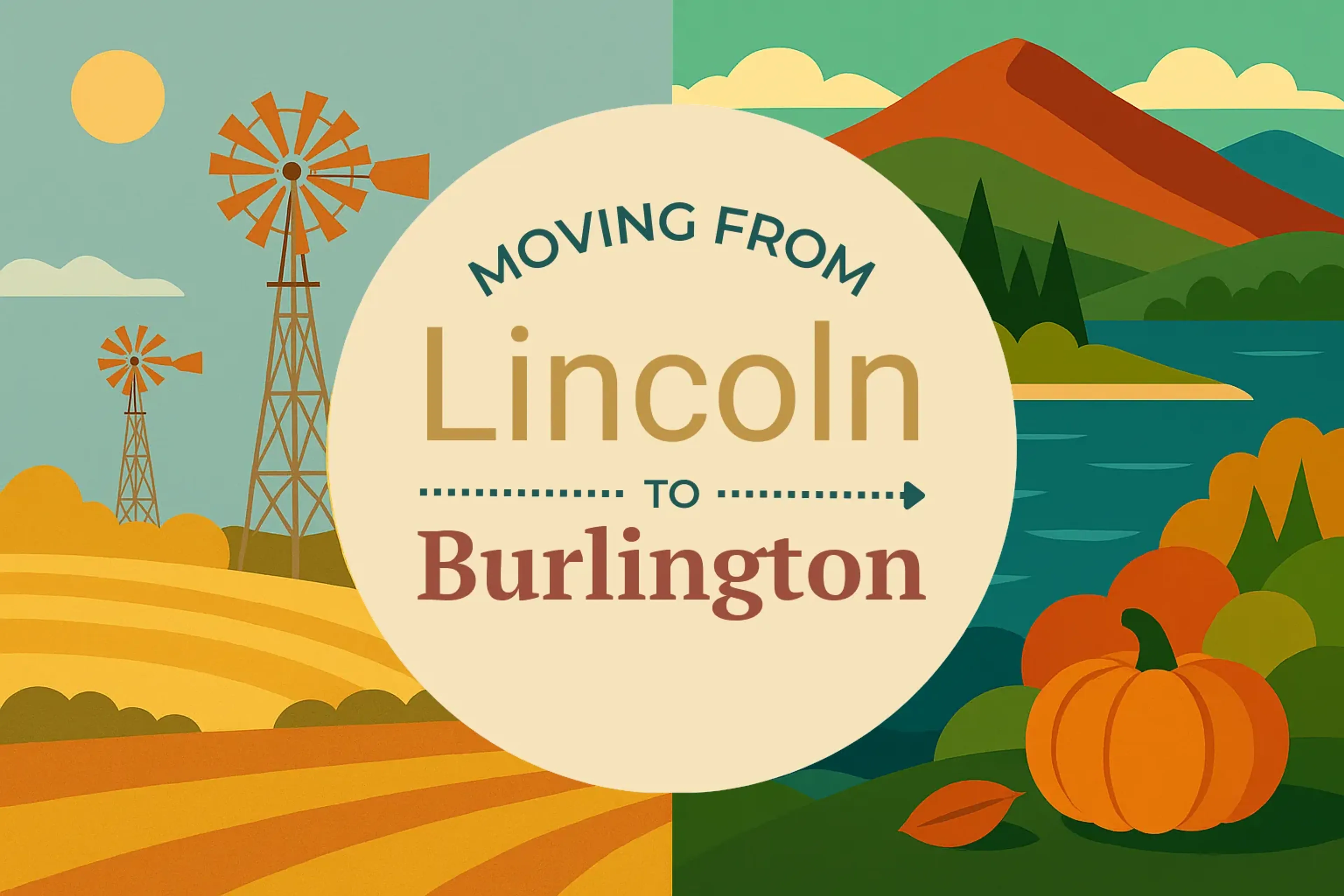 Side-by-side comparison of Lincoln to Burlington moving companies