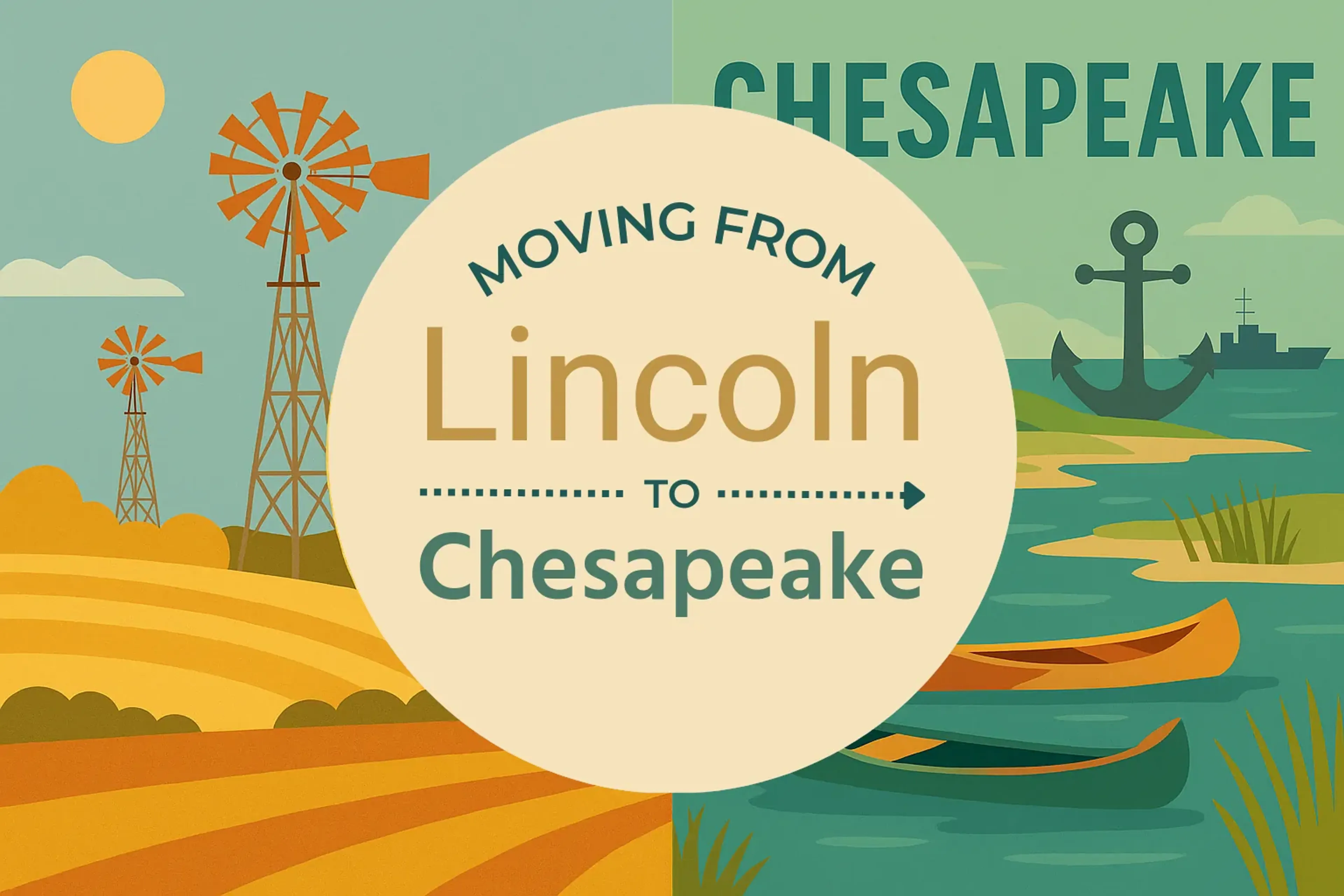 Side-by-side comparison of Lincoln to Chesapeake moving companies