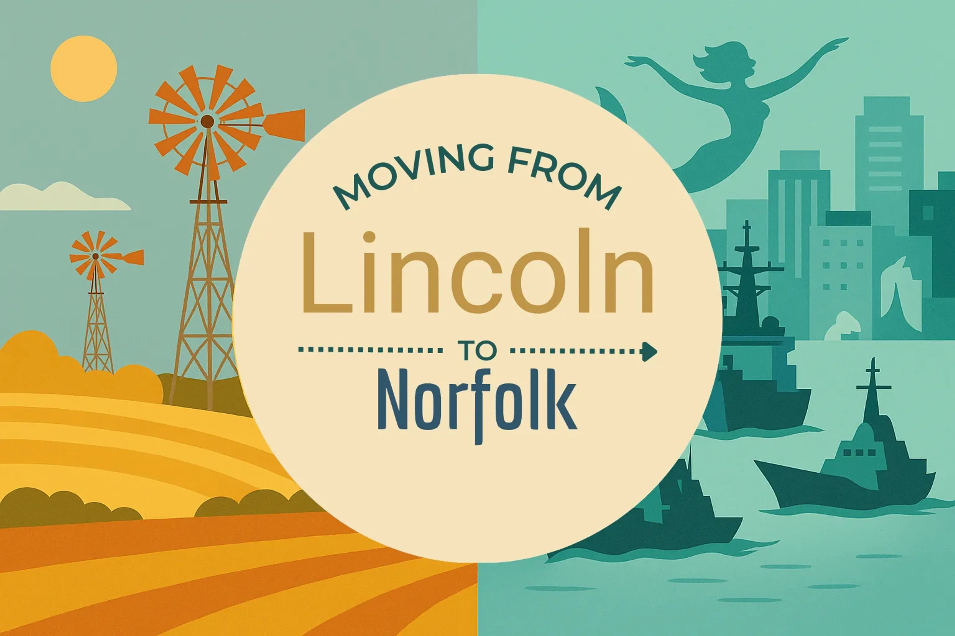 Side-by-side comparison of Lincoln to Norfolk moving companies