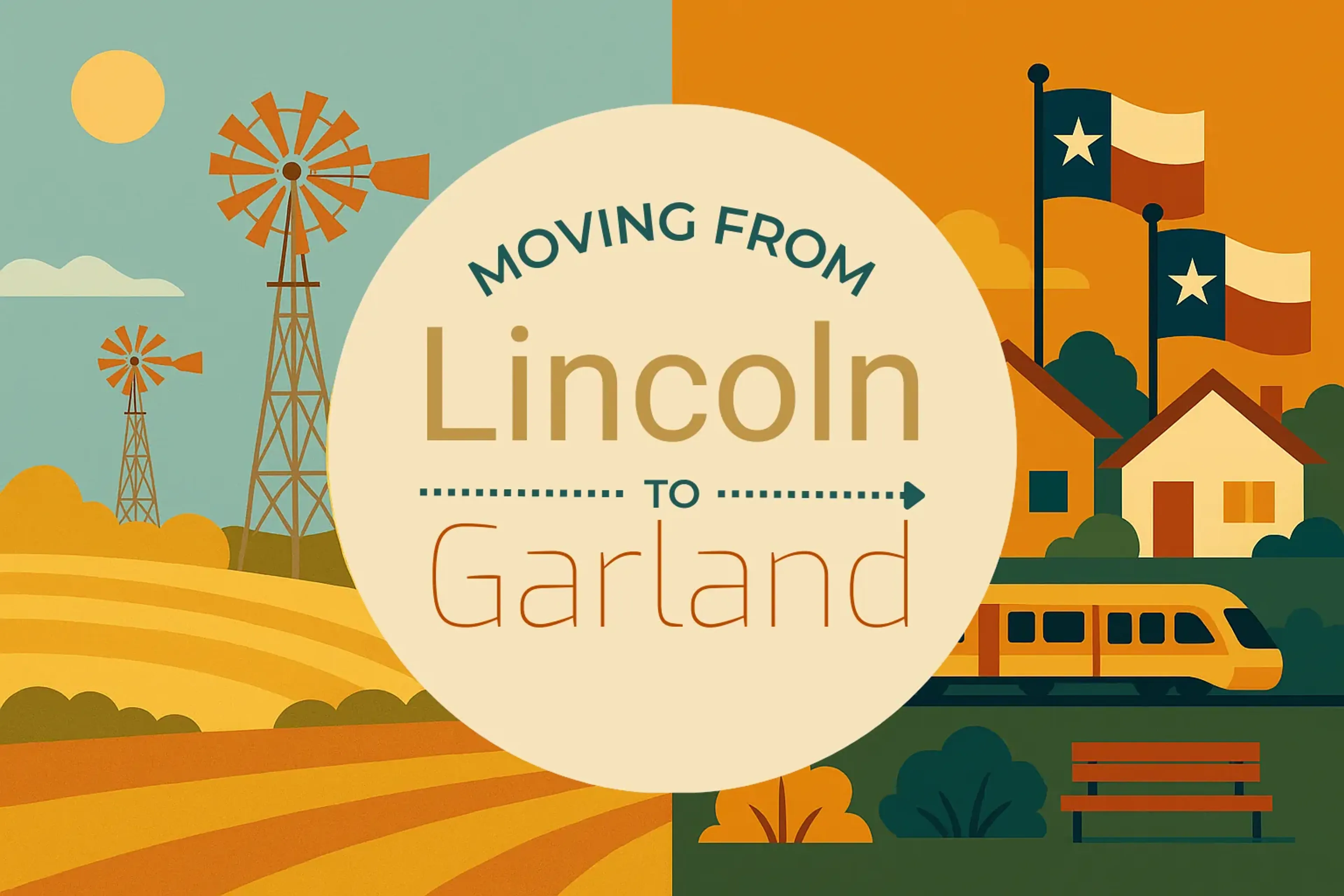 Side-by-side comparison of Lincoln to Garland moving companies