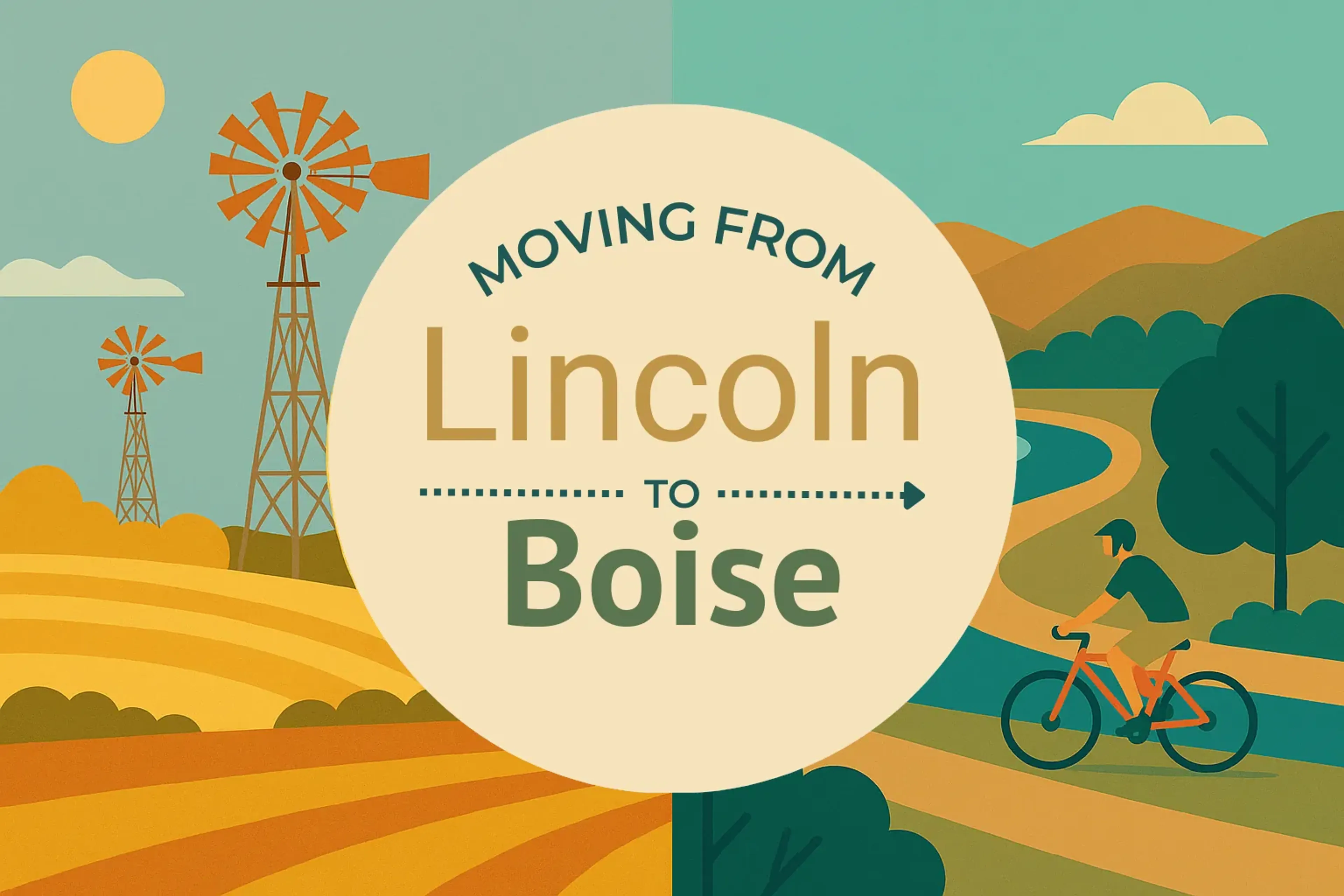 Side-by-side comparison of Lincoln to Boise moving companies