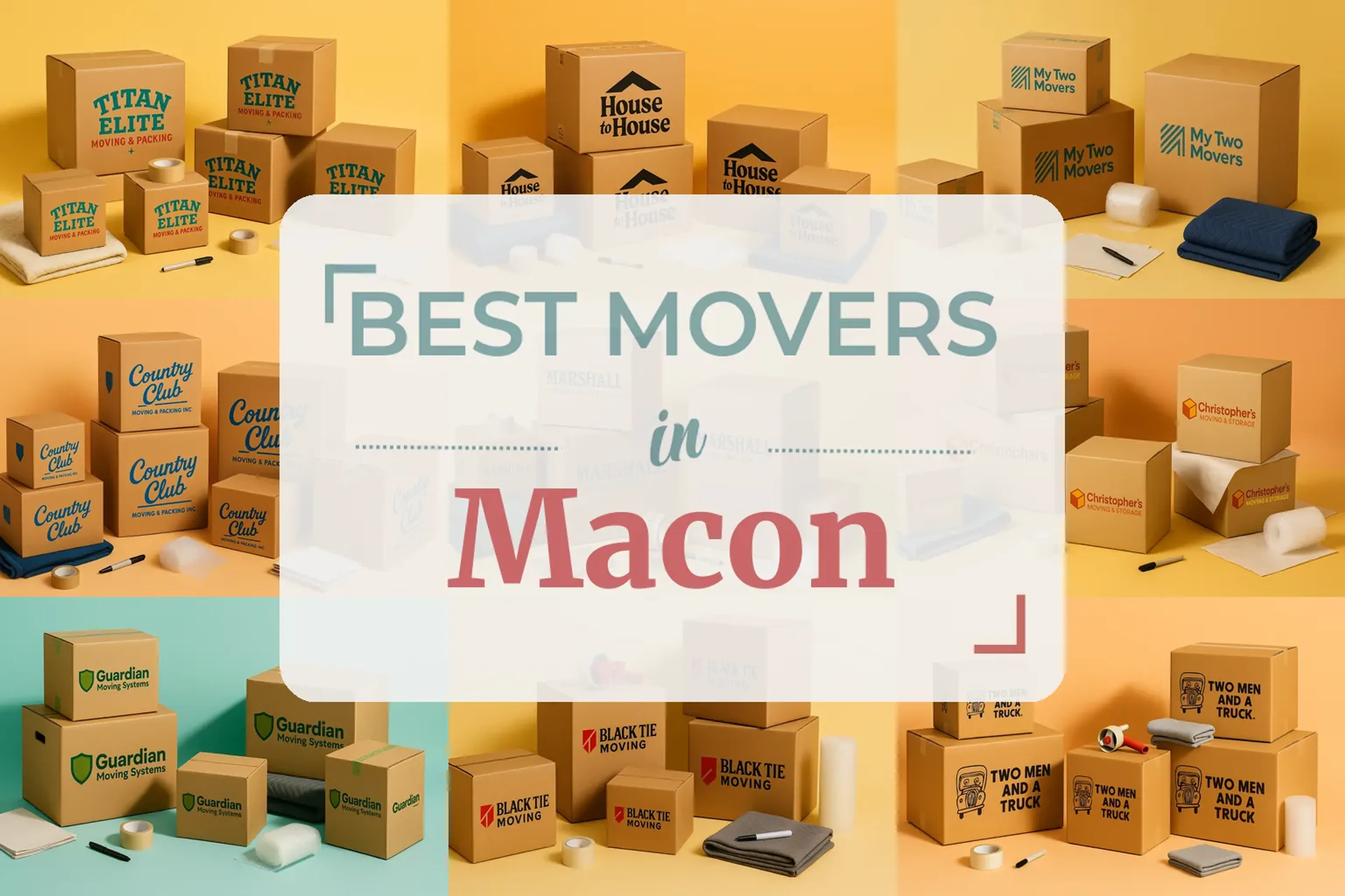 Side-by-side comparison of Macon moving companies