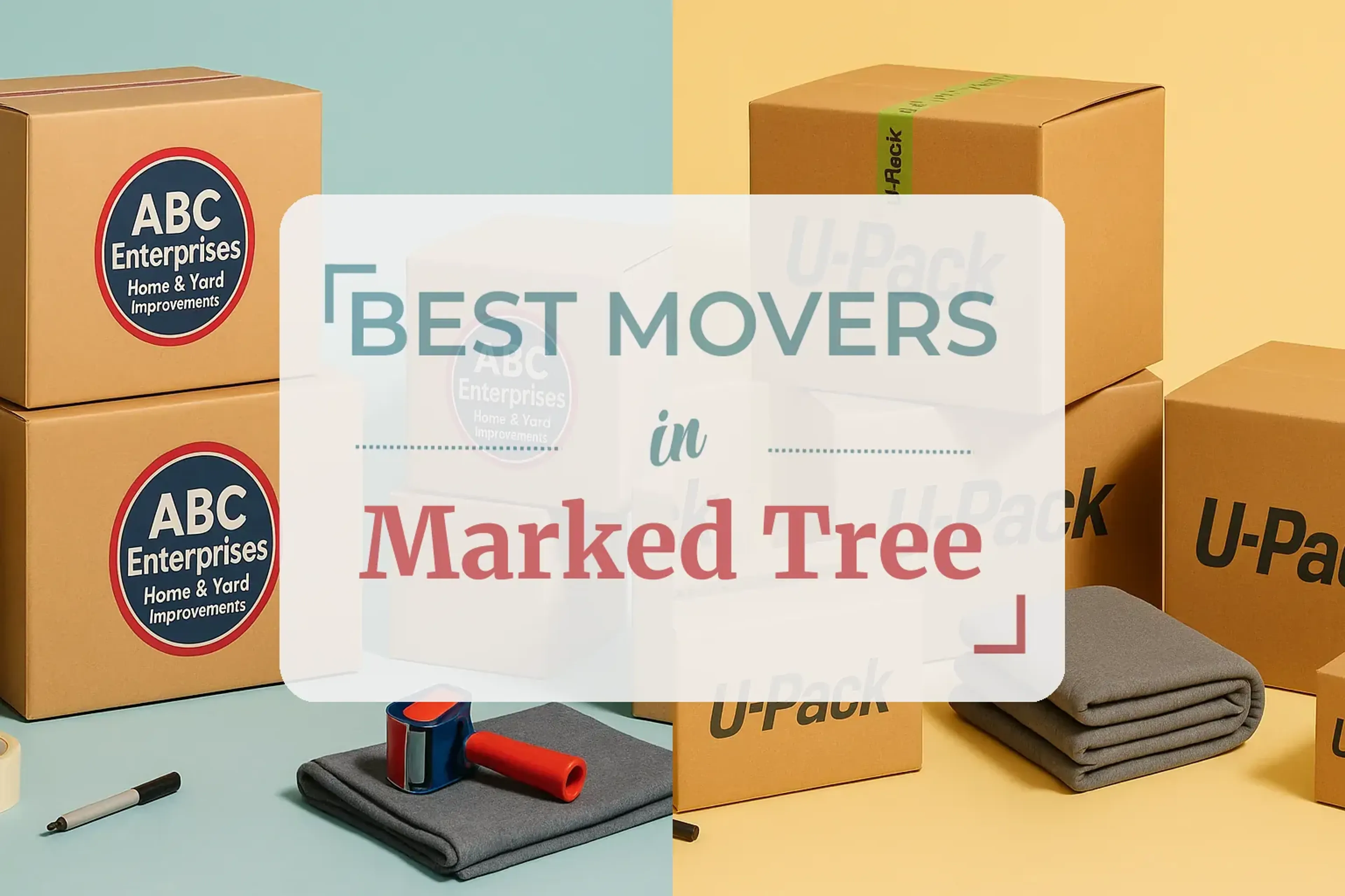 Side-by-side comparison of Marked Tree moving companies