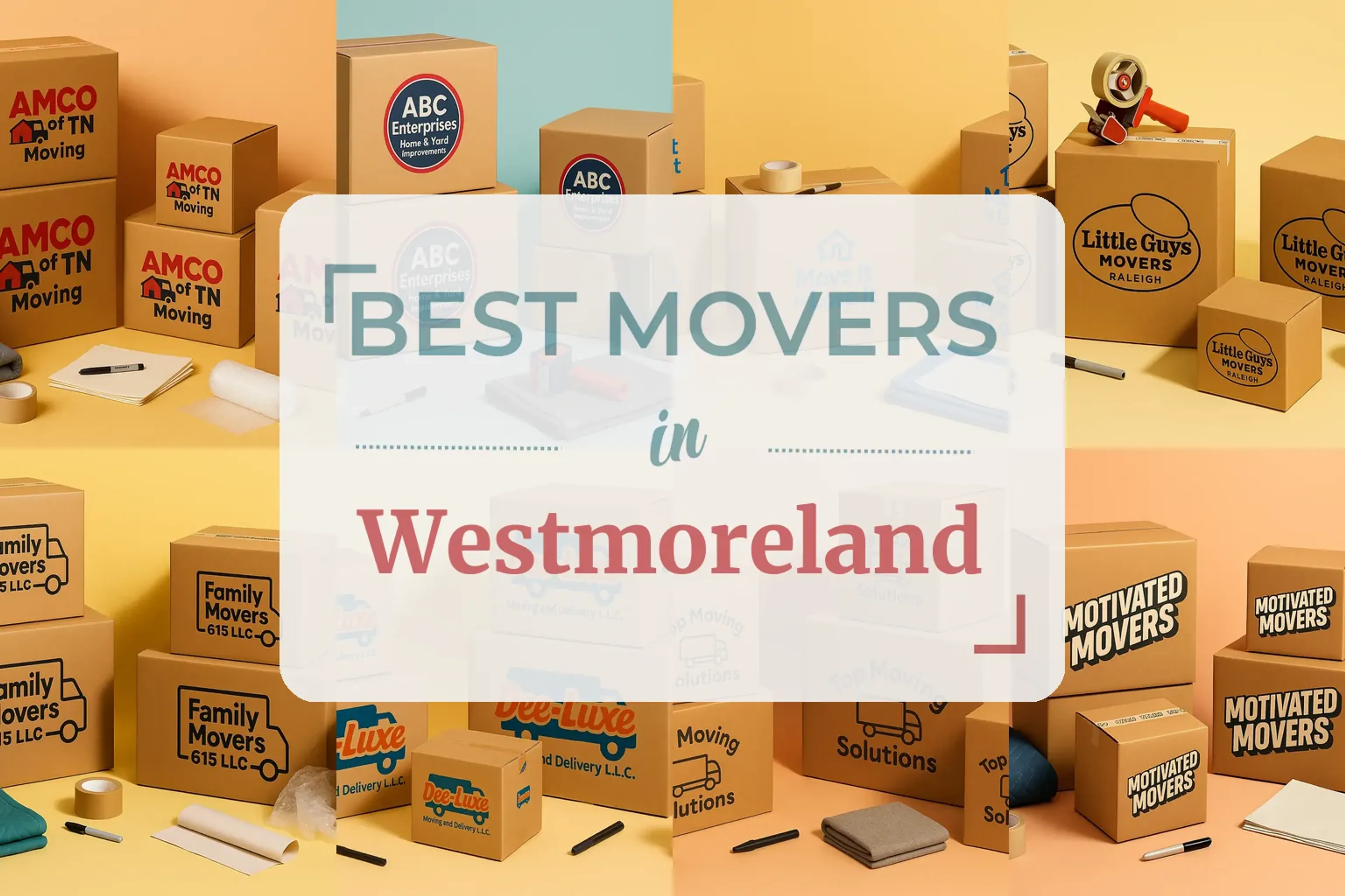 Side-by-side comparison of Westmoreland moving companies