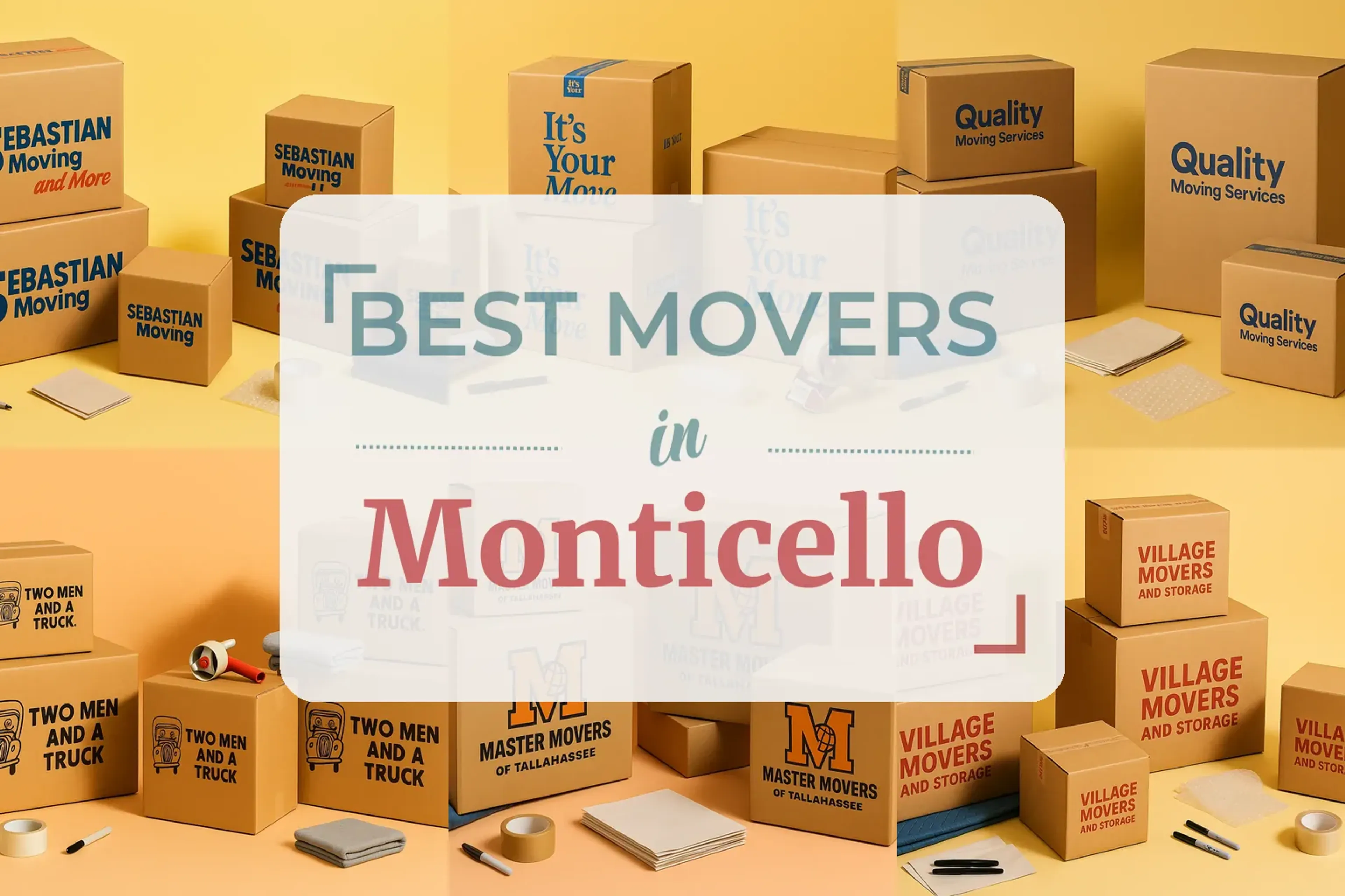 Side-by-side comparison of Monticello moving companies
