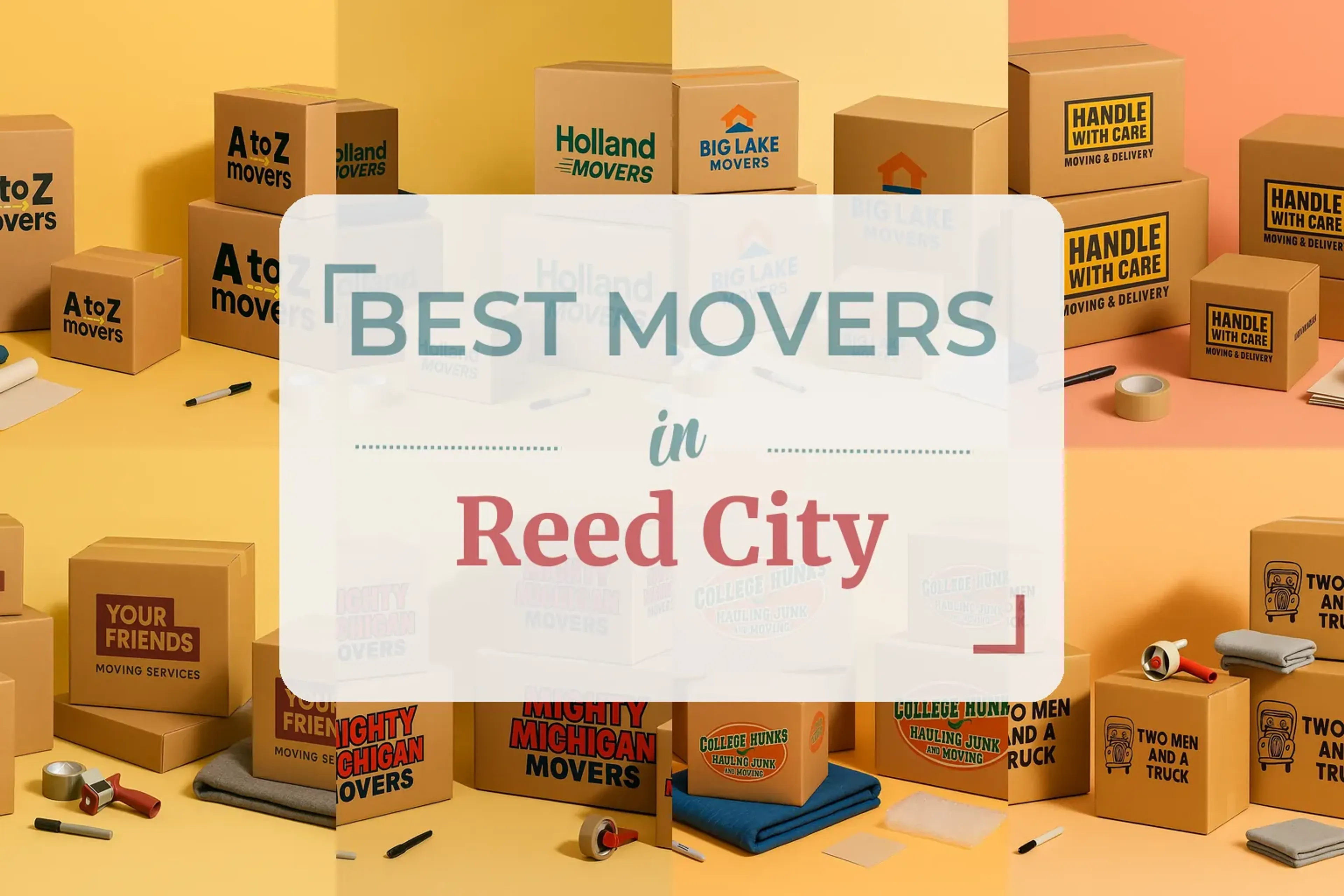 Side-by-side comparison of Reed City moving companies