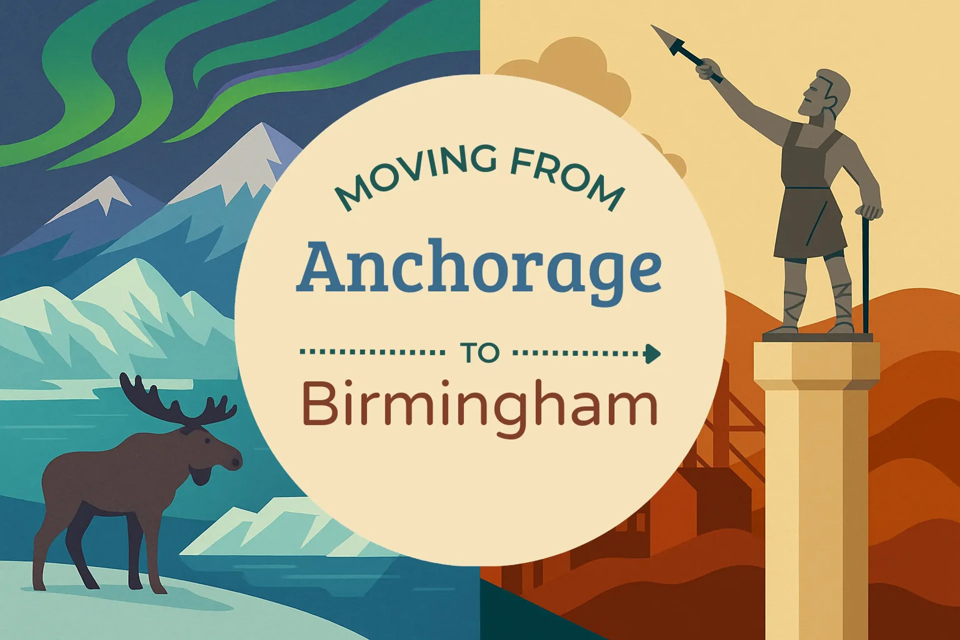 Side-by-side comparison of Anchorage to Birmingham moving companies