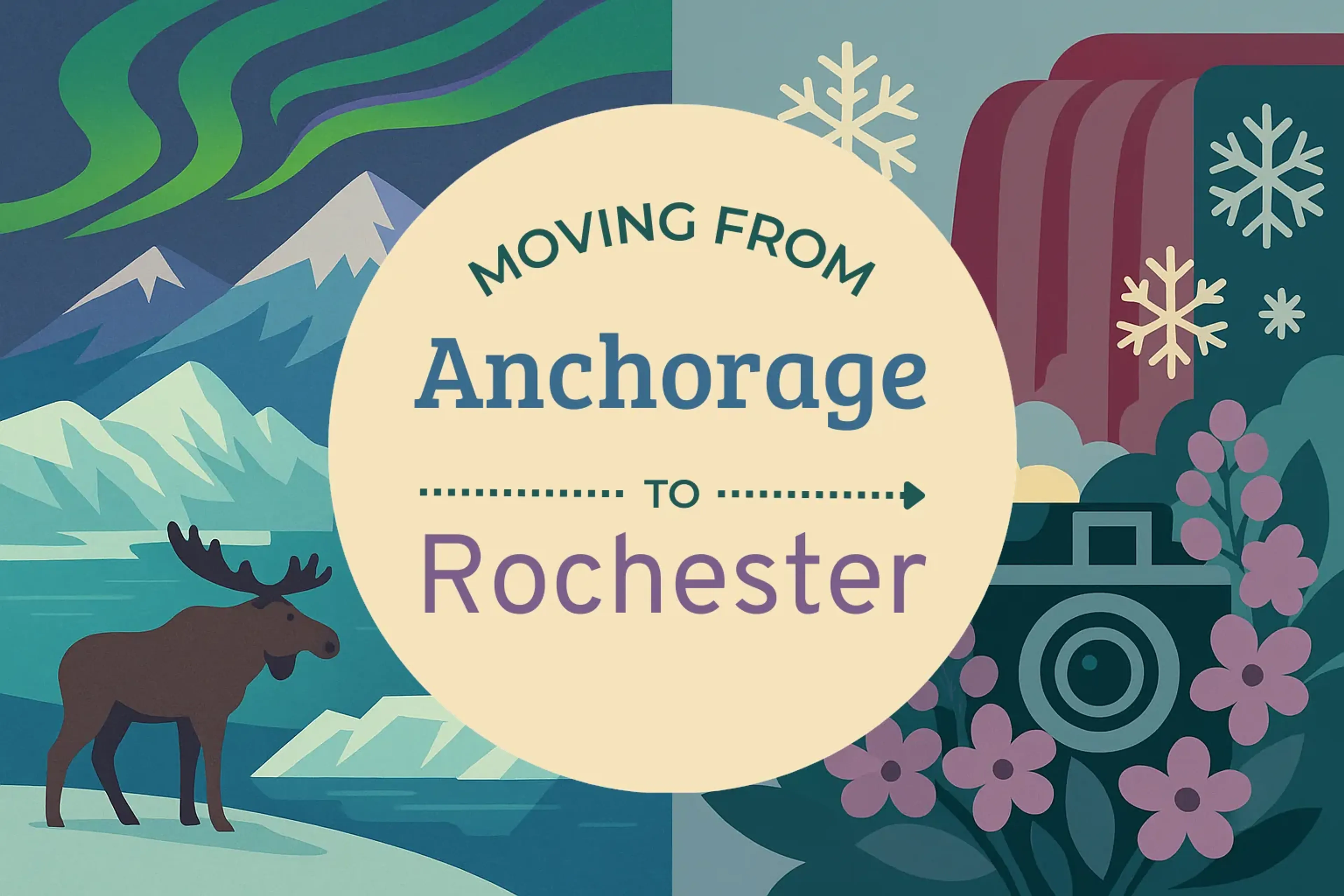 Side-by-side comparison of Anchorage to Rochester moving companies