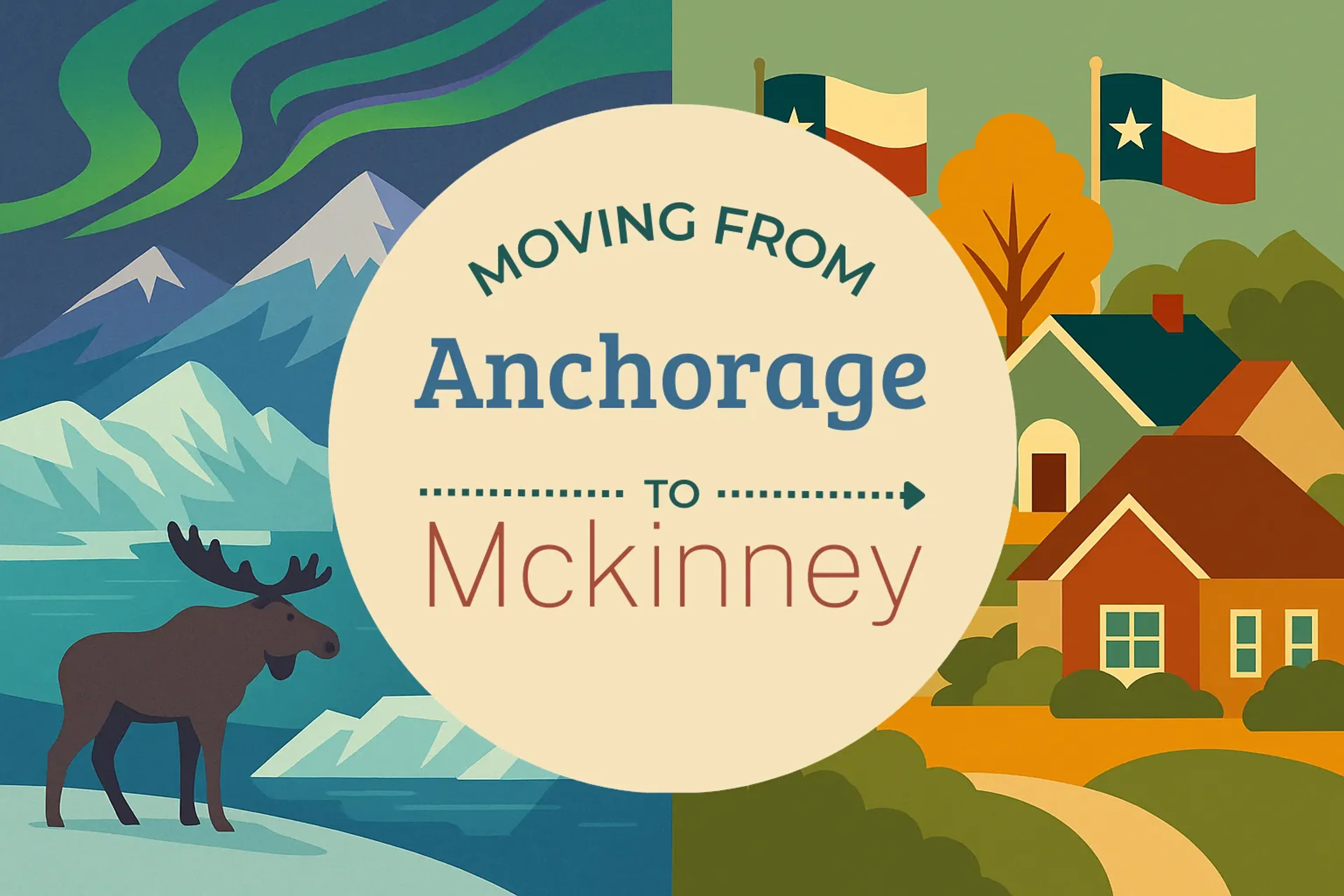 Side-by-side comparison of Anchorage to Mckinney moving companies