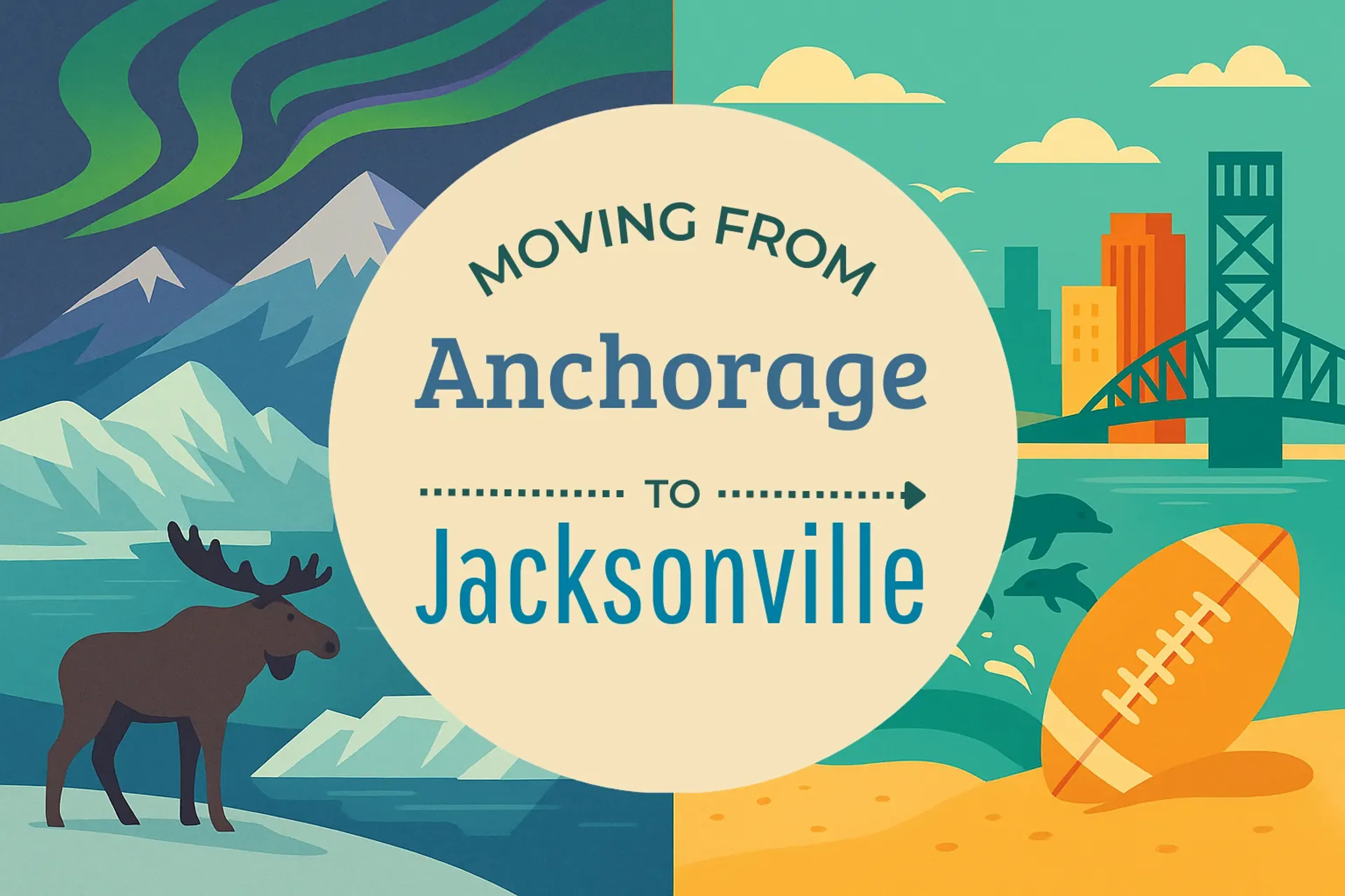 Side-by-side comparison of Anchorage to Jacksonville moving companies