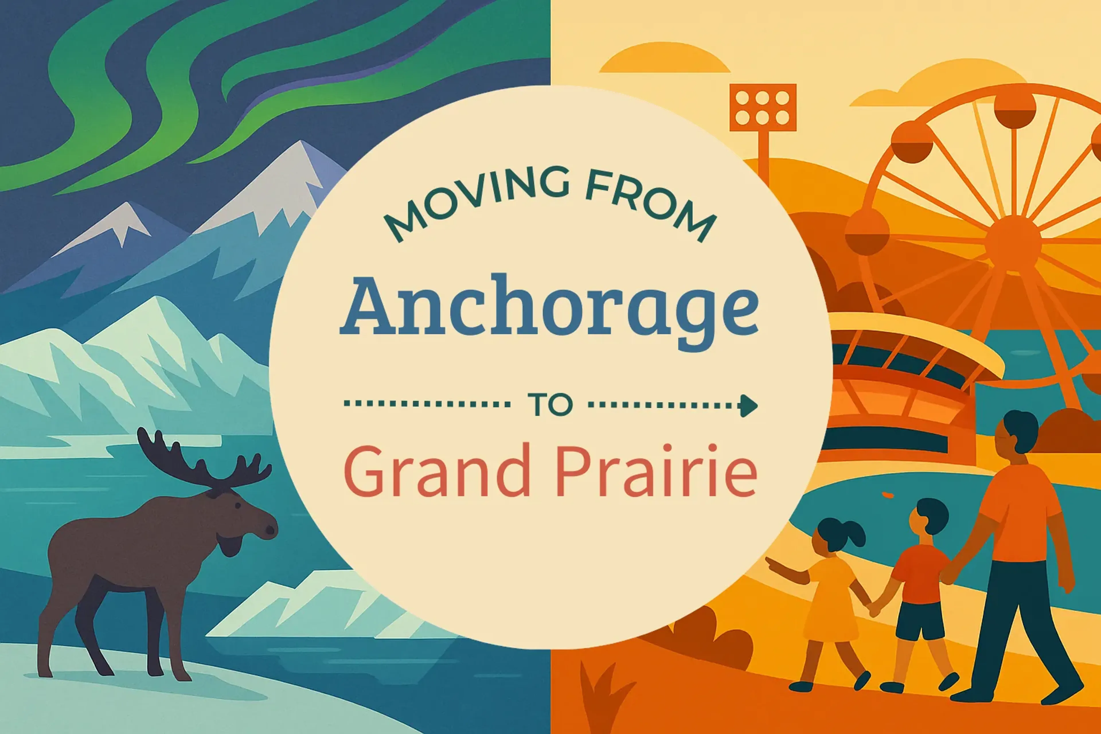 Side-by-side comparison of Anchorage to Grand Prairie moving companies