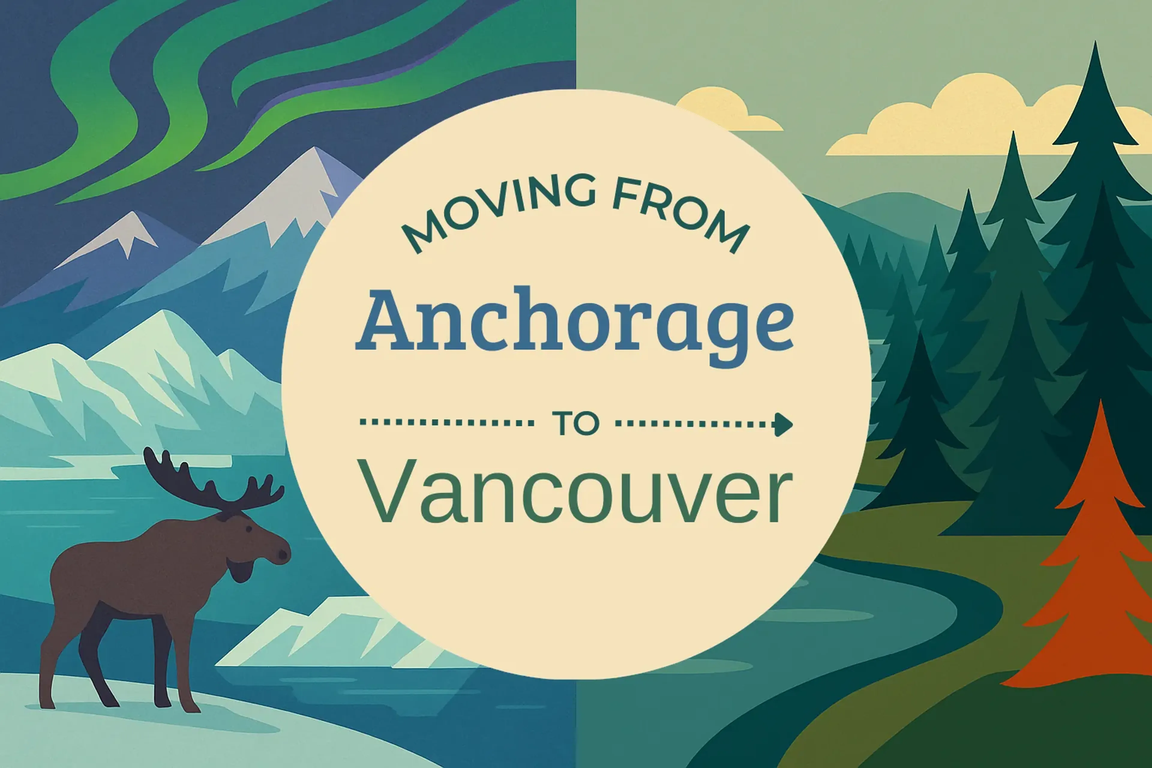 Side-by-side comparison of Anchorage to Vancouver moving companies